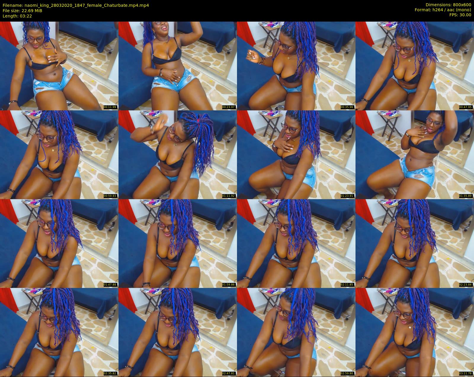 naomi_king — 4 minute Chaturbate female cam show recording, 480p, Mar 28, 2020