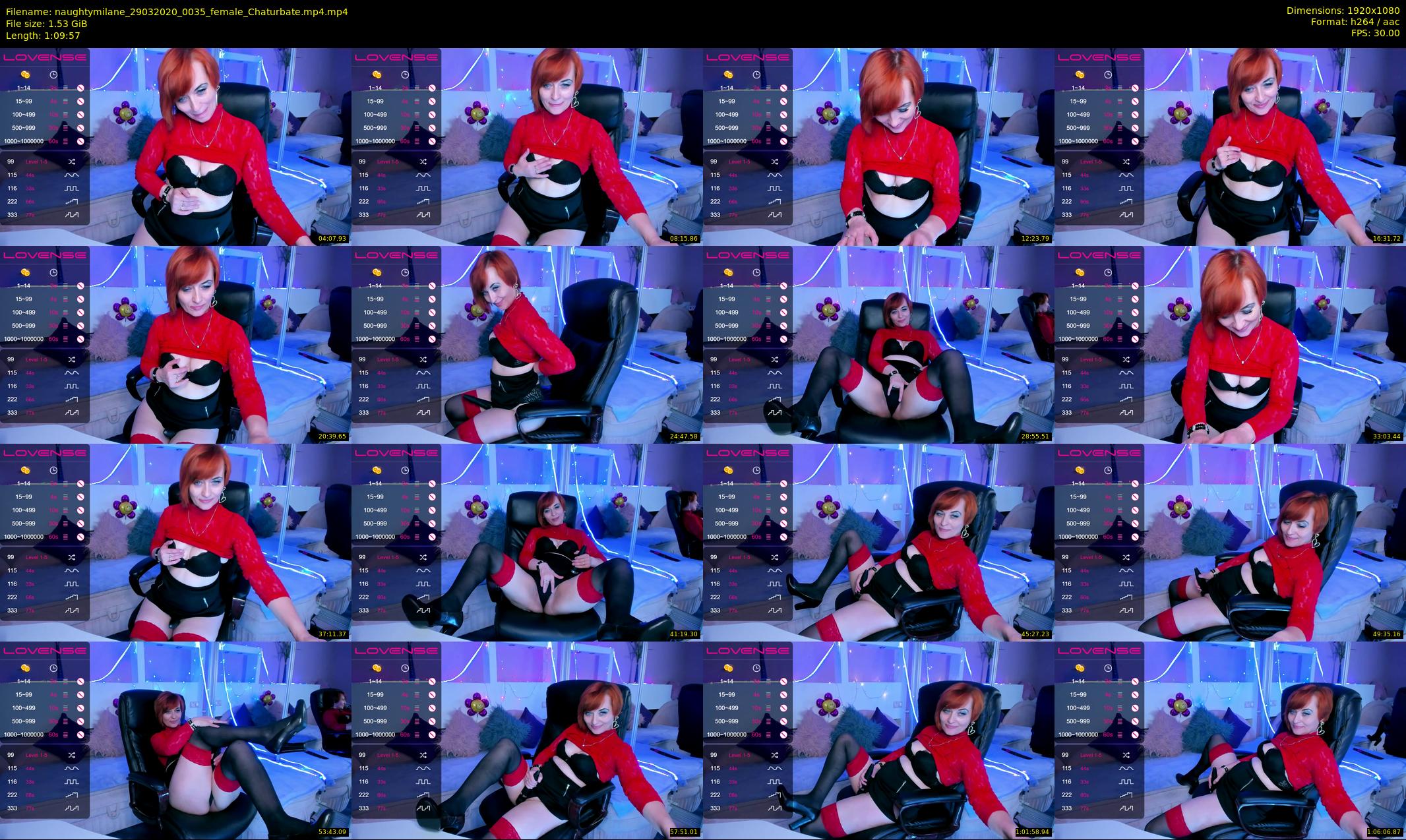 naughtymilane — 70 minute Chaturbate female cam show recording, 1080p, Mar 29, 2020