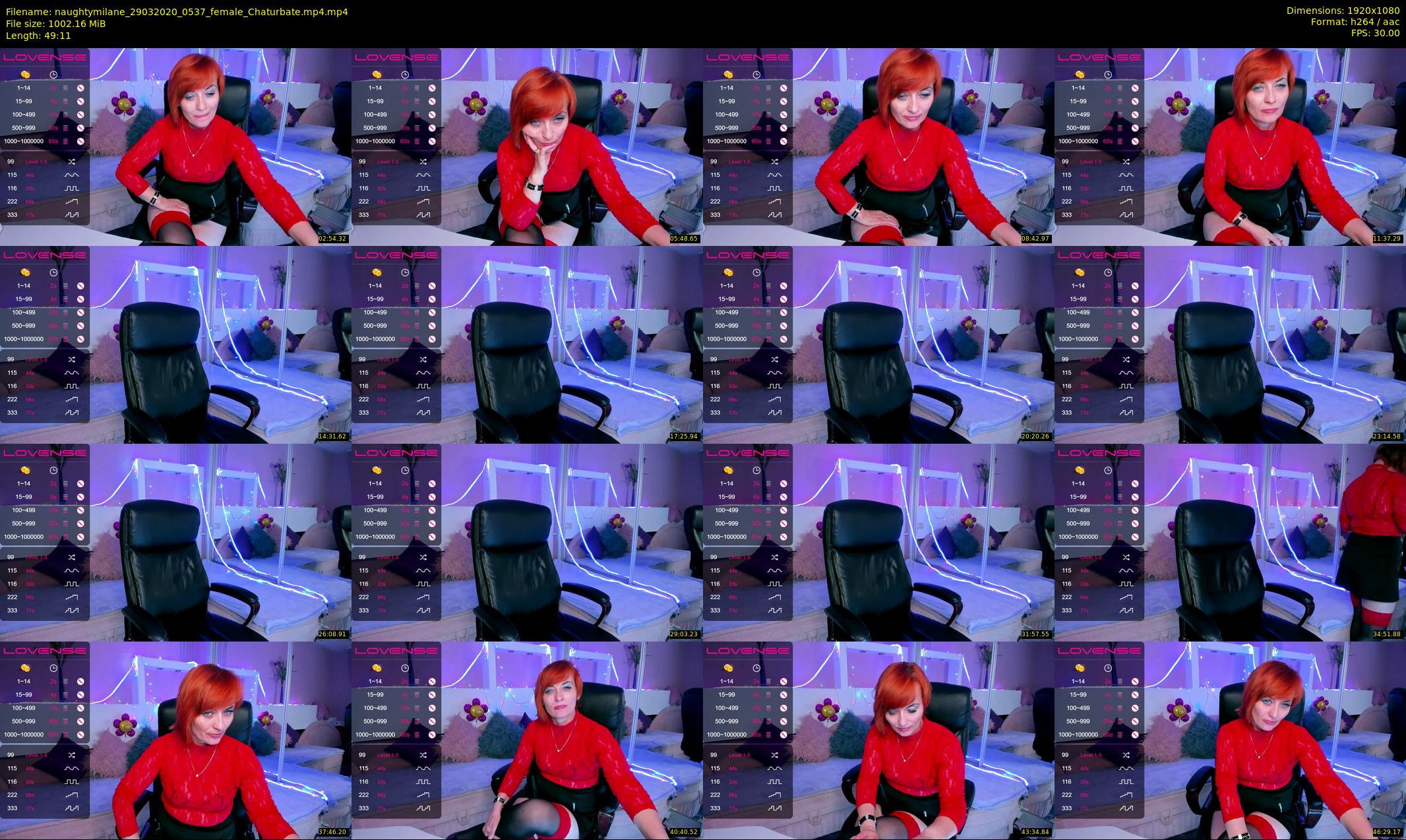 naughtymilane — 50 minute Chaturbate female cam show recording, 1080p, Mar 29, 2020
