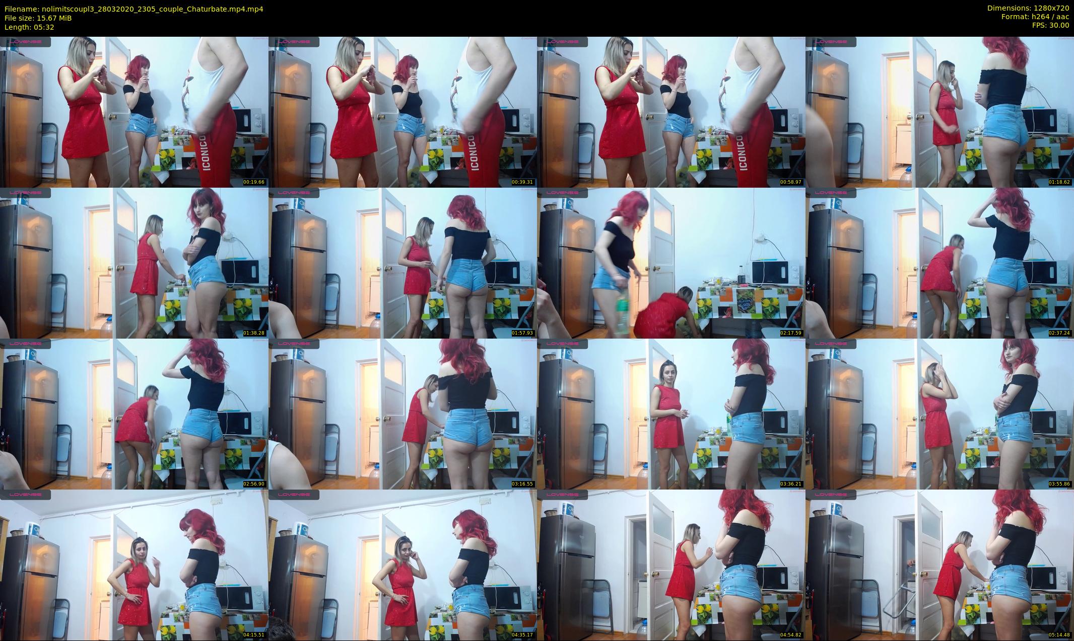 nolimitscoupl3 — 6 minute Chaturbate couple cam show recording, 720p, Mar 28, 2020