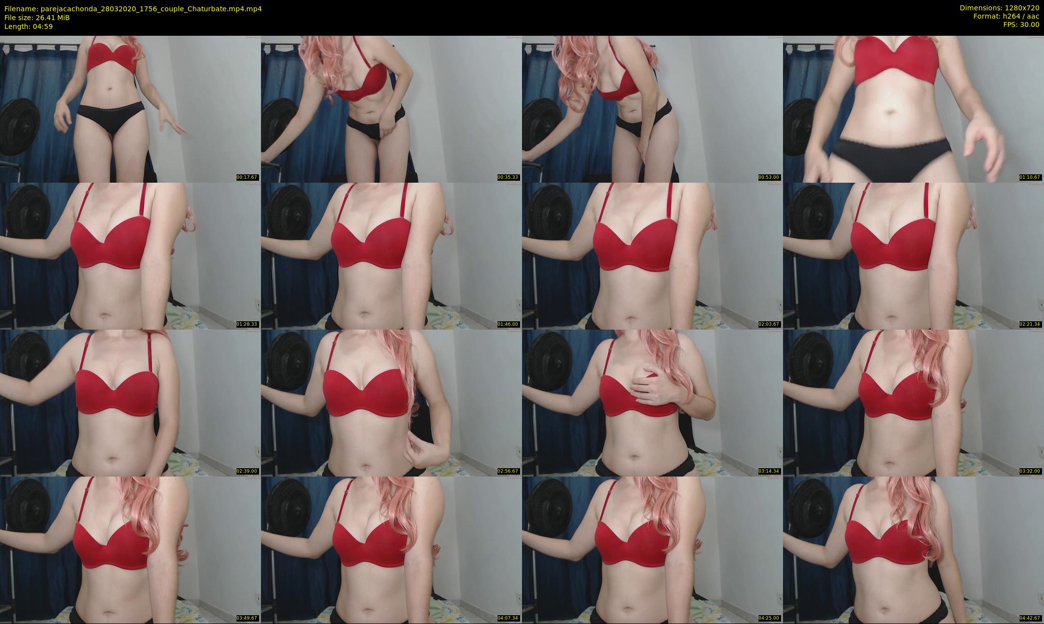 parejacachonda — 5 minute Chaturbate couple cam show recording, 720p, Mar 28, 2020