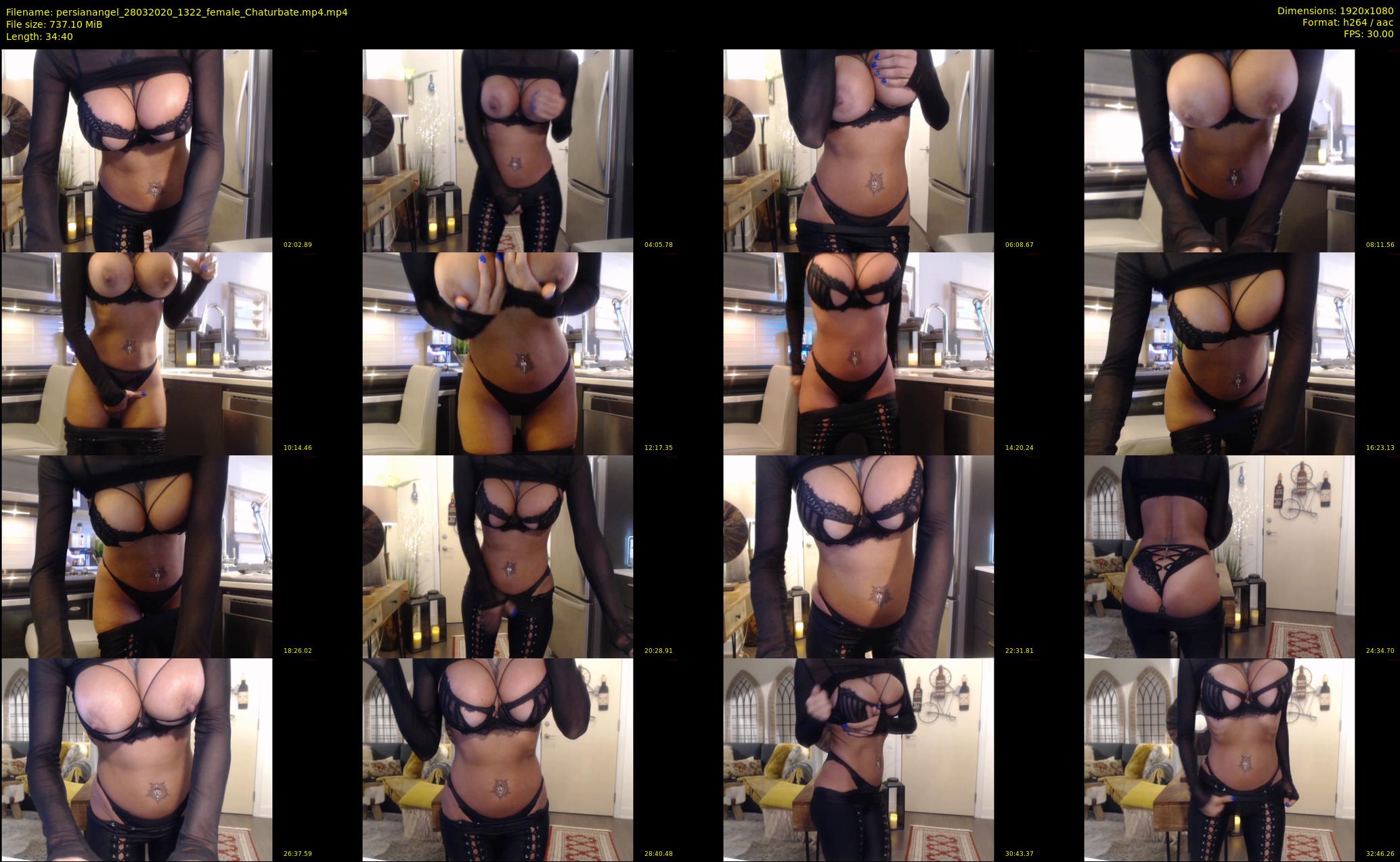 persianangel — 35 minute Chaturbate female cam show recording, 1080p, Mar 28, 2020