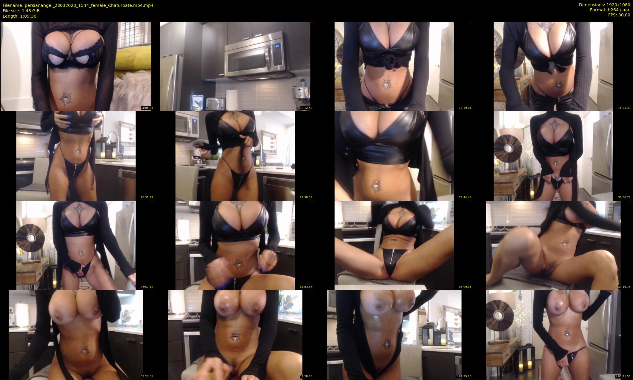 persianangel — 70 minute Chaturbate female cam show recording, 1080p, Mar 28, 2020