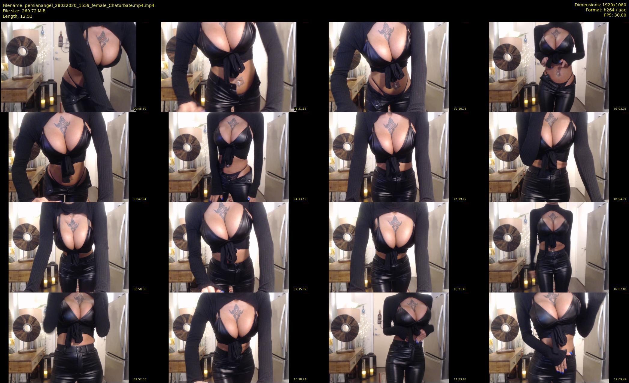 persianangel — 13 minute Chaturbate female cam show recording, 1080p, Mar 28, 2020