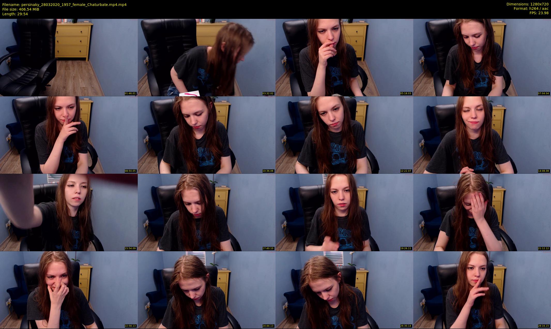 persinaky — 30 minute Chaturbate female cam show recording, 720p, Mar 28, 2020