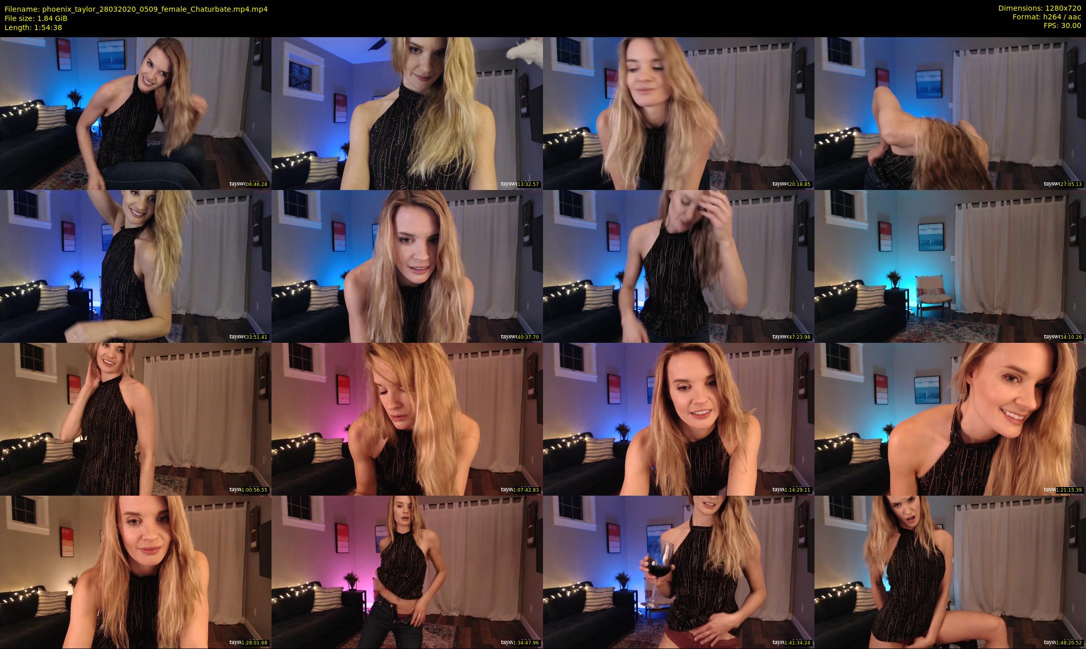 phoenix_taylor — 115 minute Chaturbate female cam show recording, 720p, Mar 28, 2020