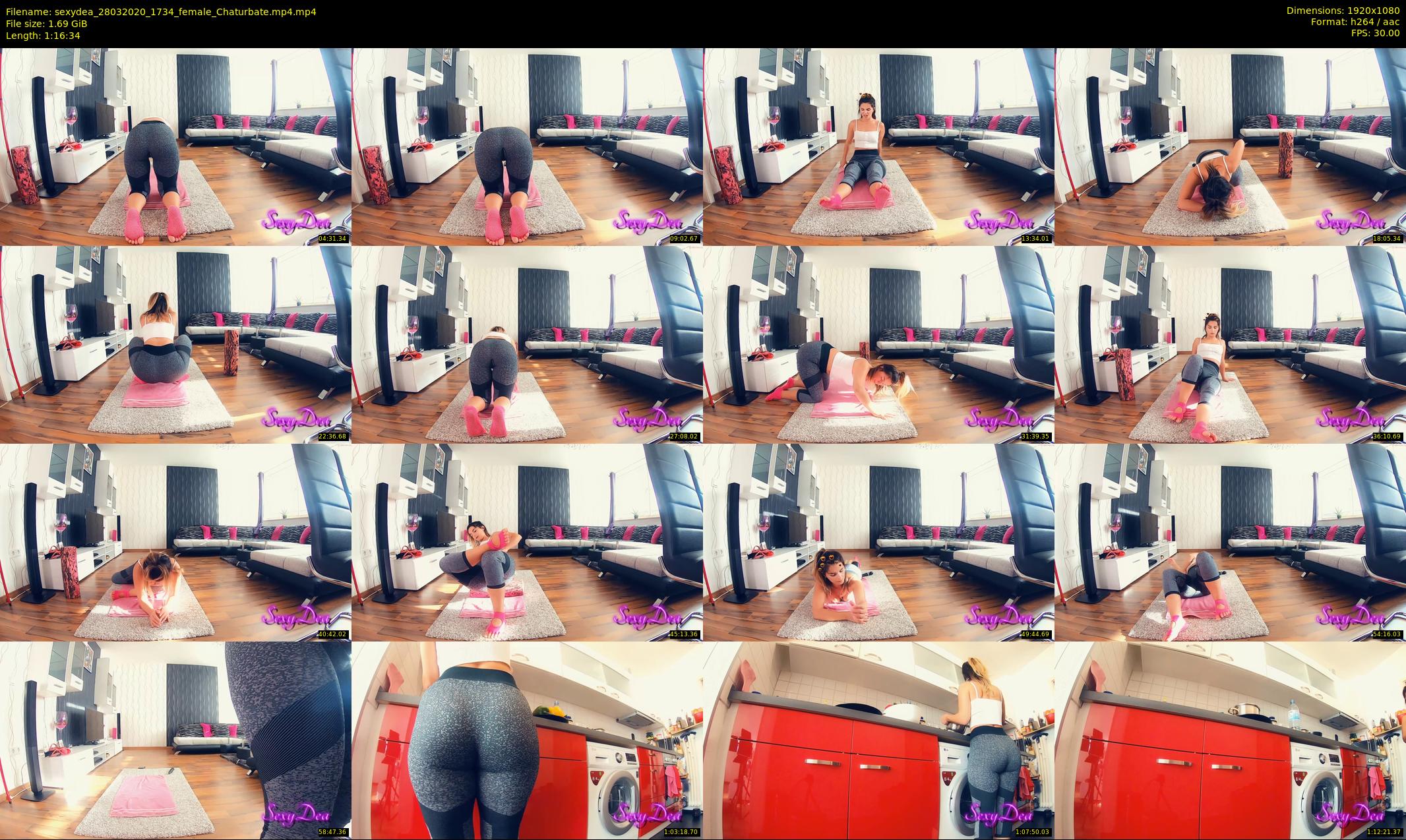 sexydea — 77 minute Chaturbate female cam show recording, 1080p, Mar 28, 2020