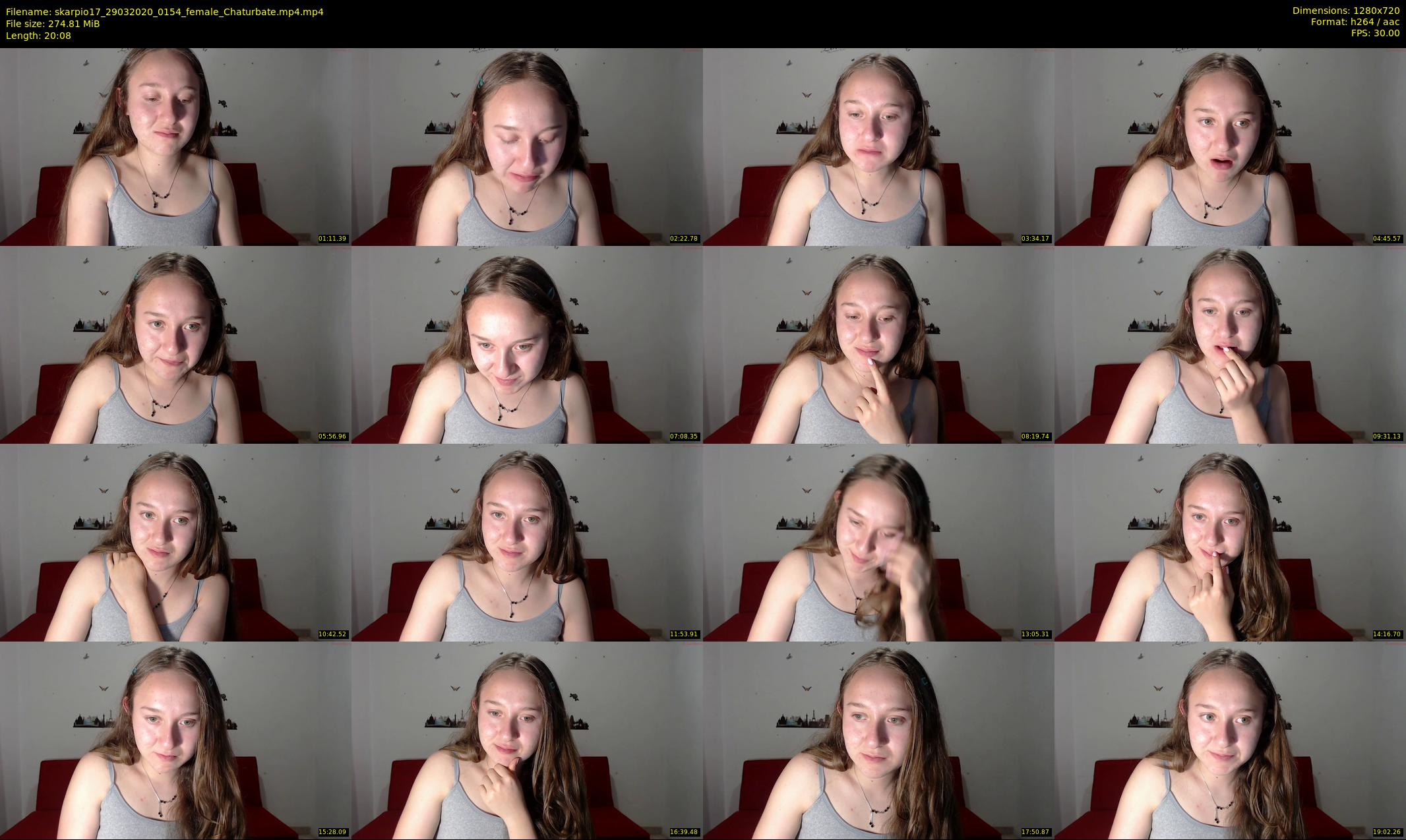 skarpio17 — 21 minute Chaturbate female cam show recording, 720p, Mar 29, 2020