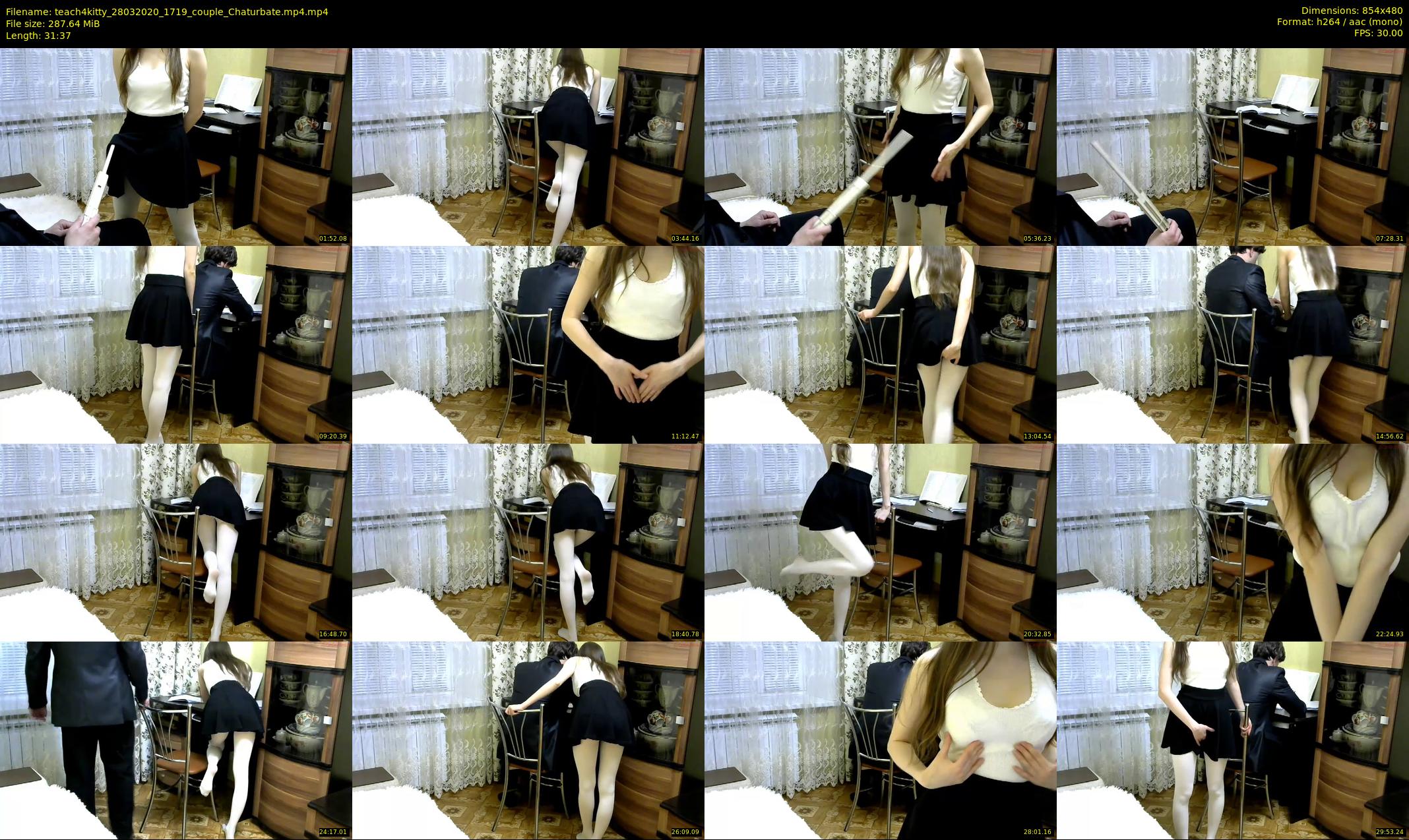 teach4kitty — 32 minute Chaturbate couple cam show recording, 480p, Mar 28, 2020