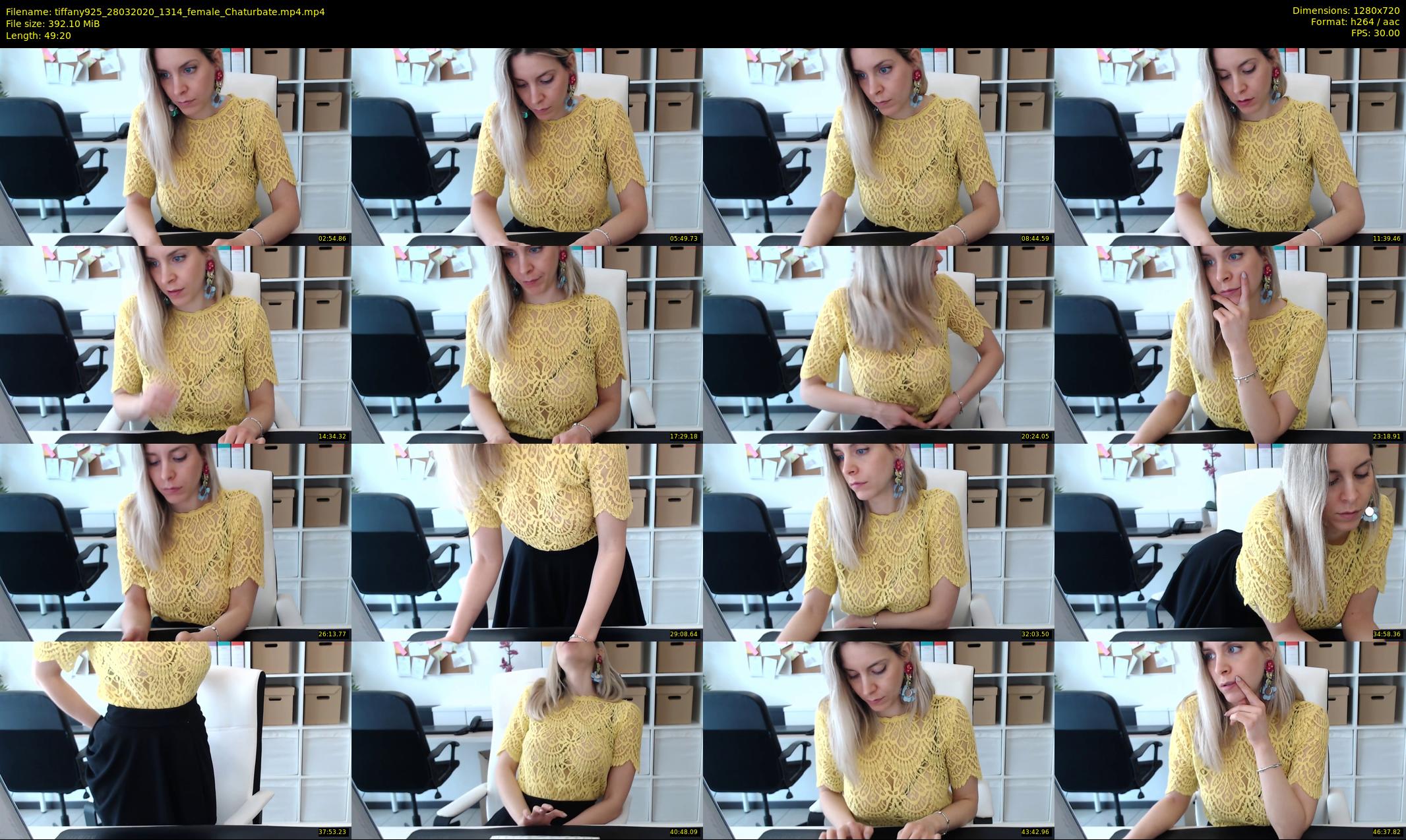 tiffany925 — 50 minute Chaturbate female cam show recording, 720p, Mar 28, 2020
