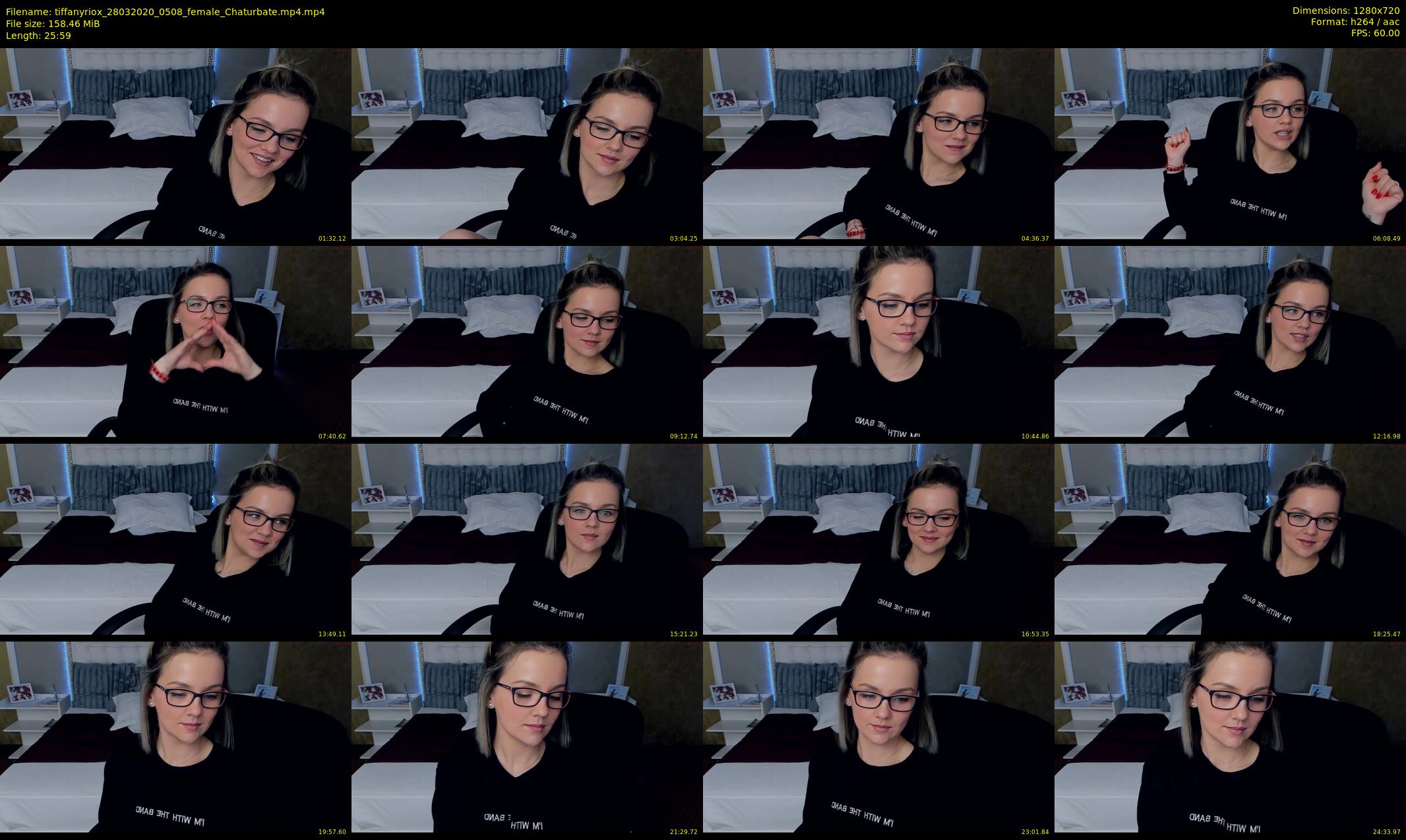 tiffanyriox — 26 minute Chaturbate female cam show recording, 720p, Mar 28, 2020