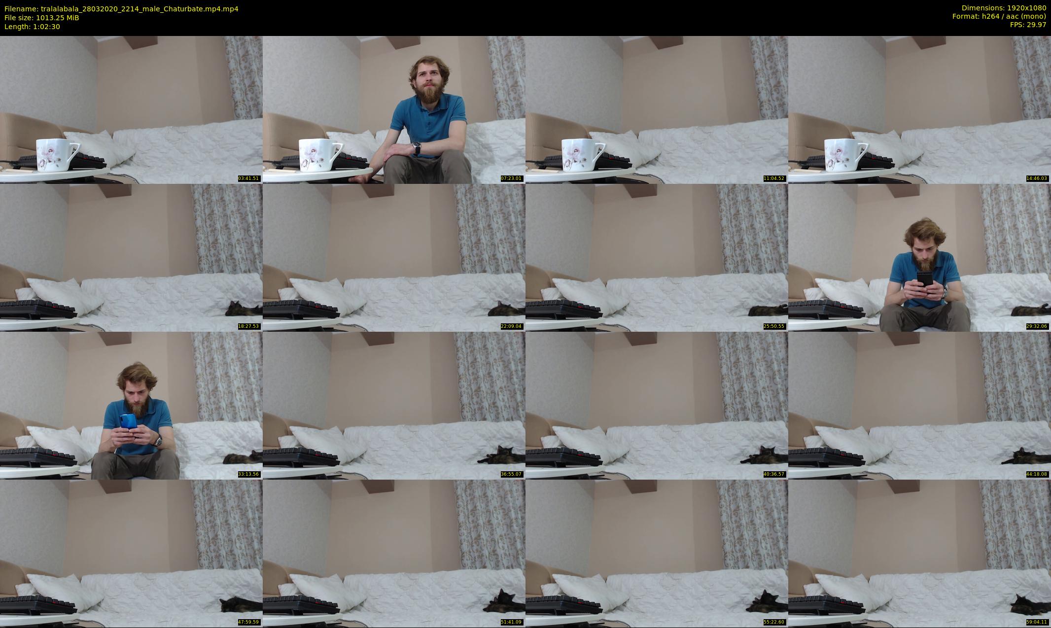 tralalabala — 63 minute Chaturbate male cam show recording, 1080p, Mar 28, 2020