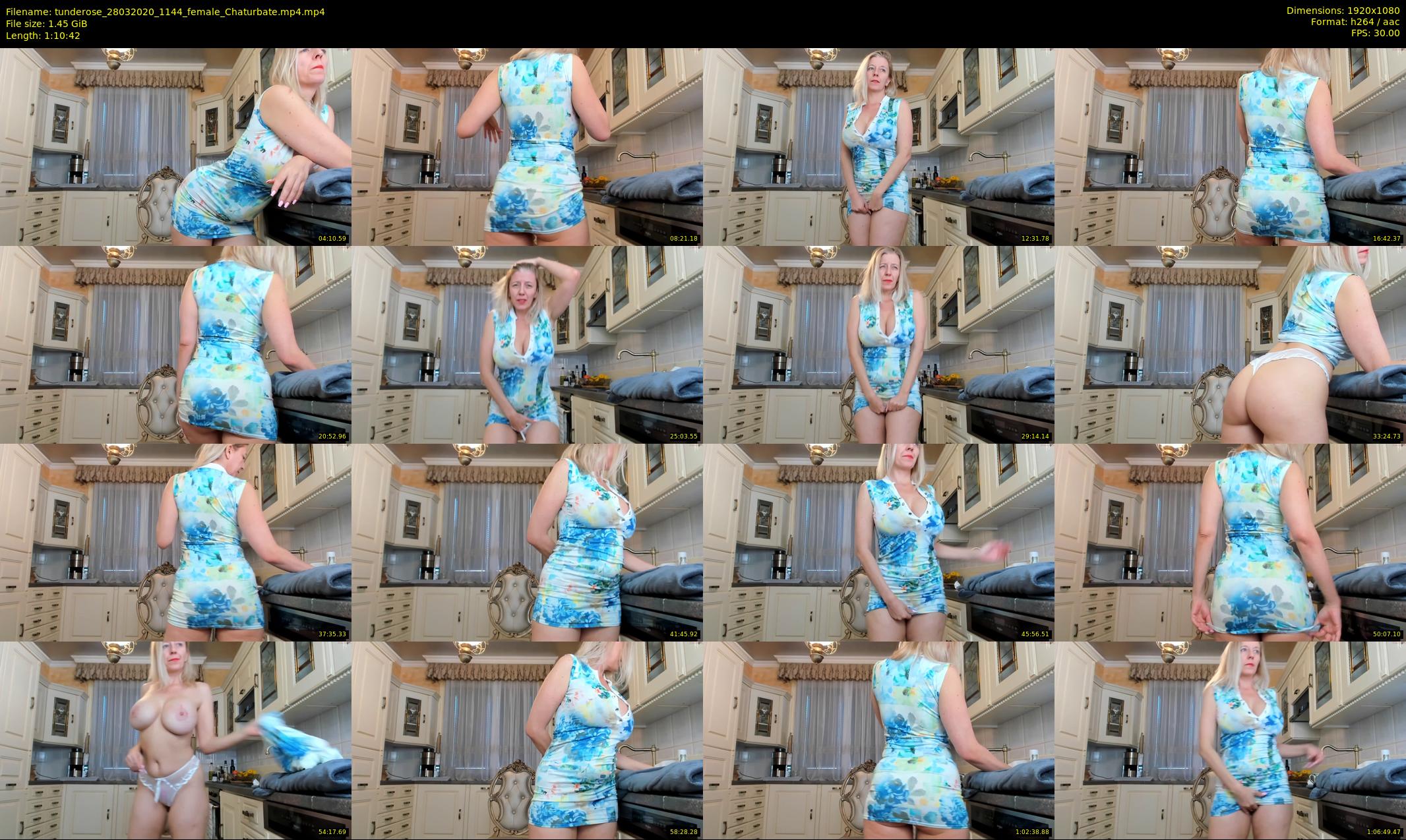 tunderose — 71 minute Chaturbate female cam show recording, 1080p, Mar 28, 2020
