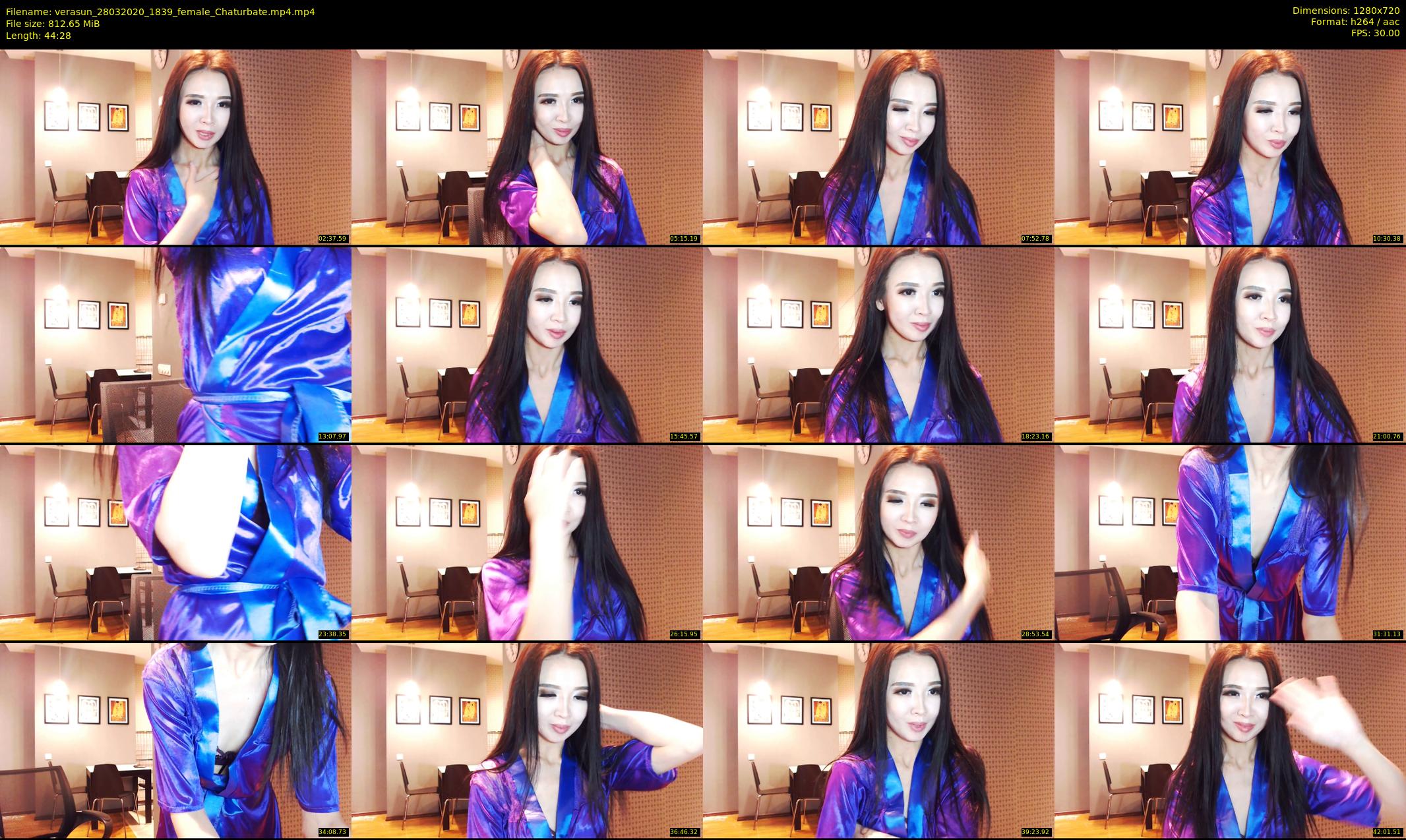 verasun — 45 minute Chaturbate female cam show recording, 720p, Mar 28, 2020