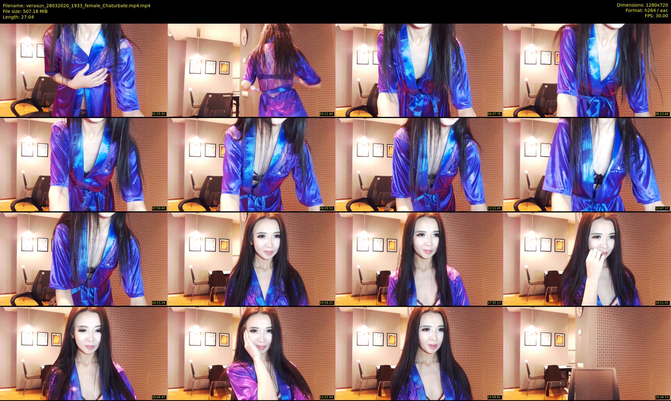 verasun — 28 minute Chaturbate female cam show recording, 720p, Mar 28, 2020