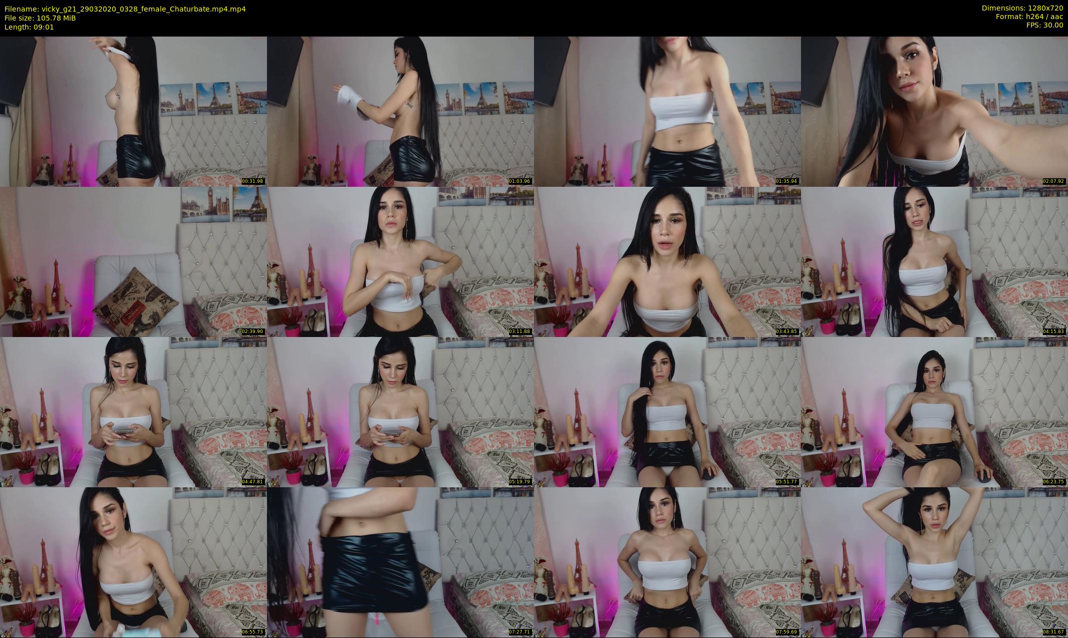 vicky_g21 — 10 minute Chaturbate female cam show recording, 720p, Mar 29, 2020