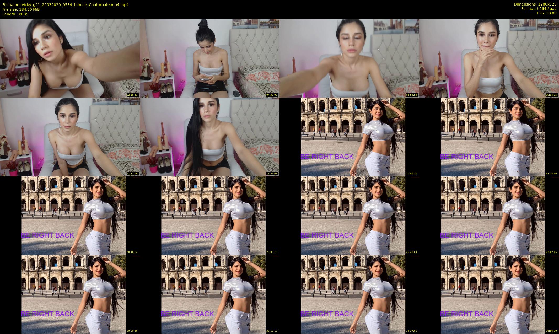 vicky_g21 — 40 minute Chaturbate female cam show recording, 720p, Mar 29, 2020