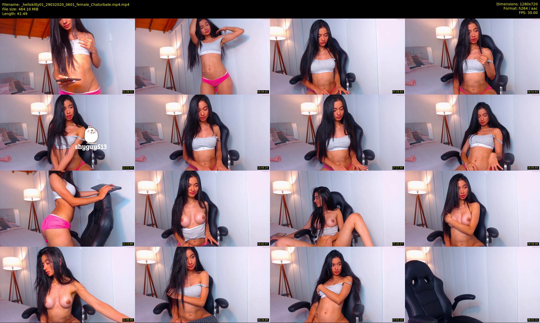 _hellokitty01 — 42 minute Chaturbate female cam show recording, 720p, Mar 29, 2020