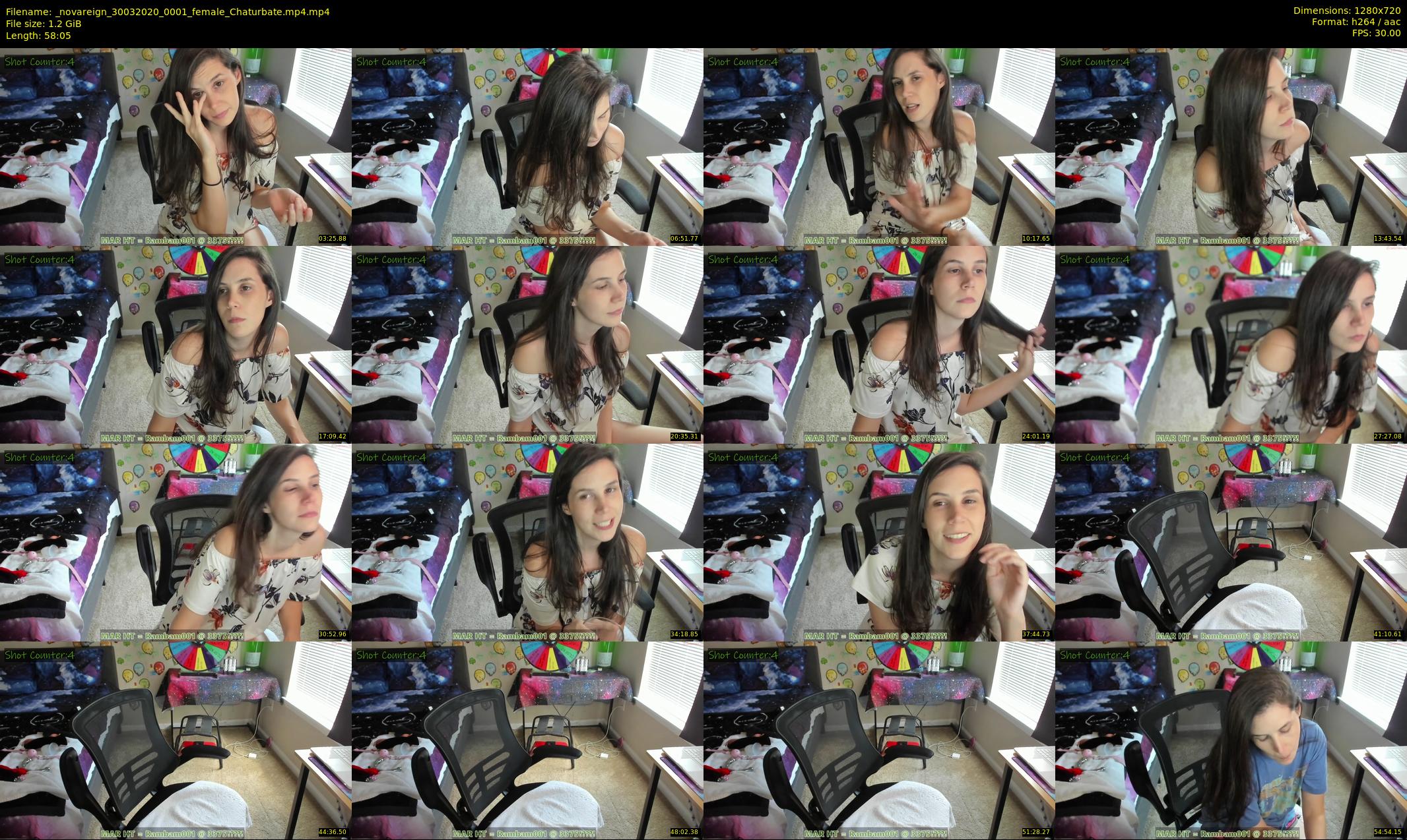 _novareign — 59 minute Chaturbate female cam show recording, 720p, Mar 30, 2020