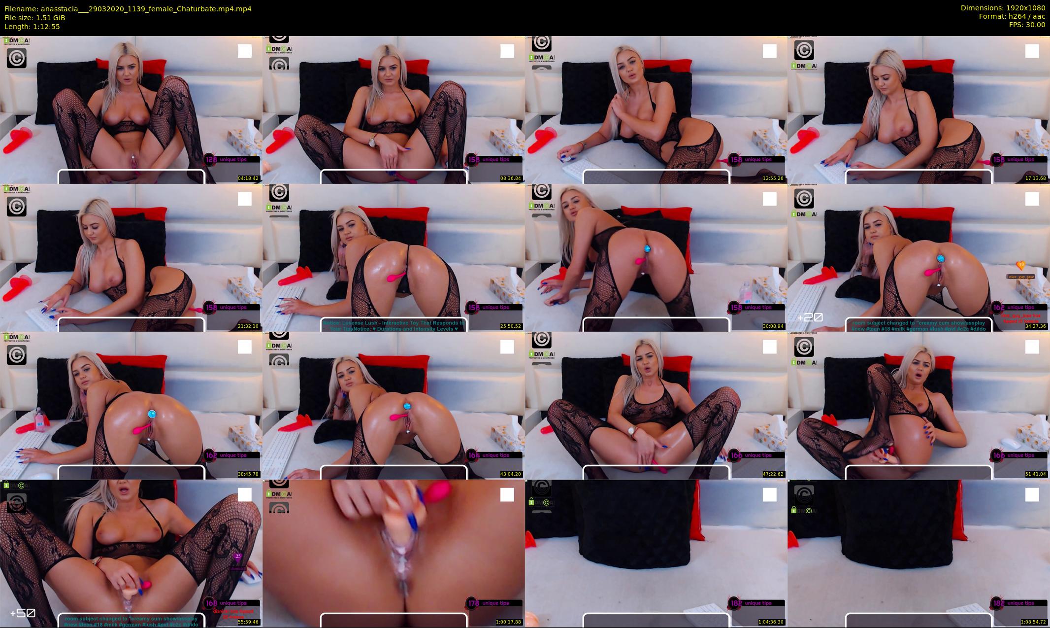 anasstacia__ — 73 minute Chaturbate female cam show recording, 1080p, Mar 29, 2020