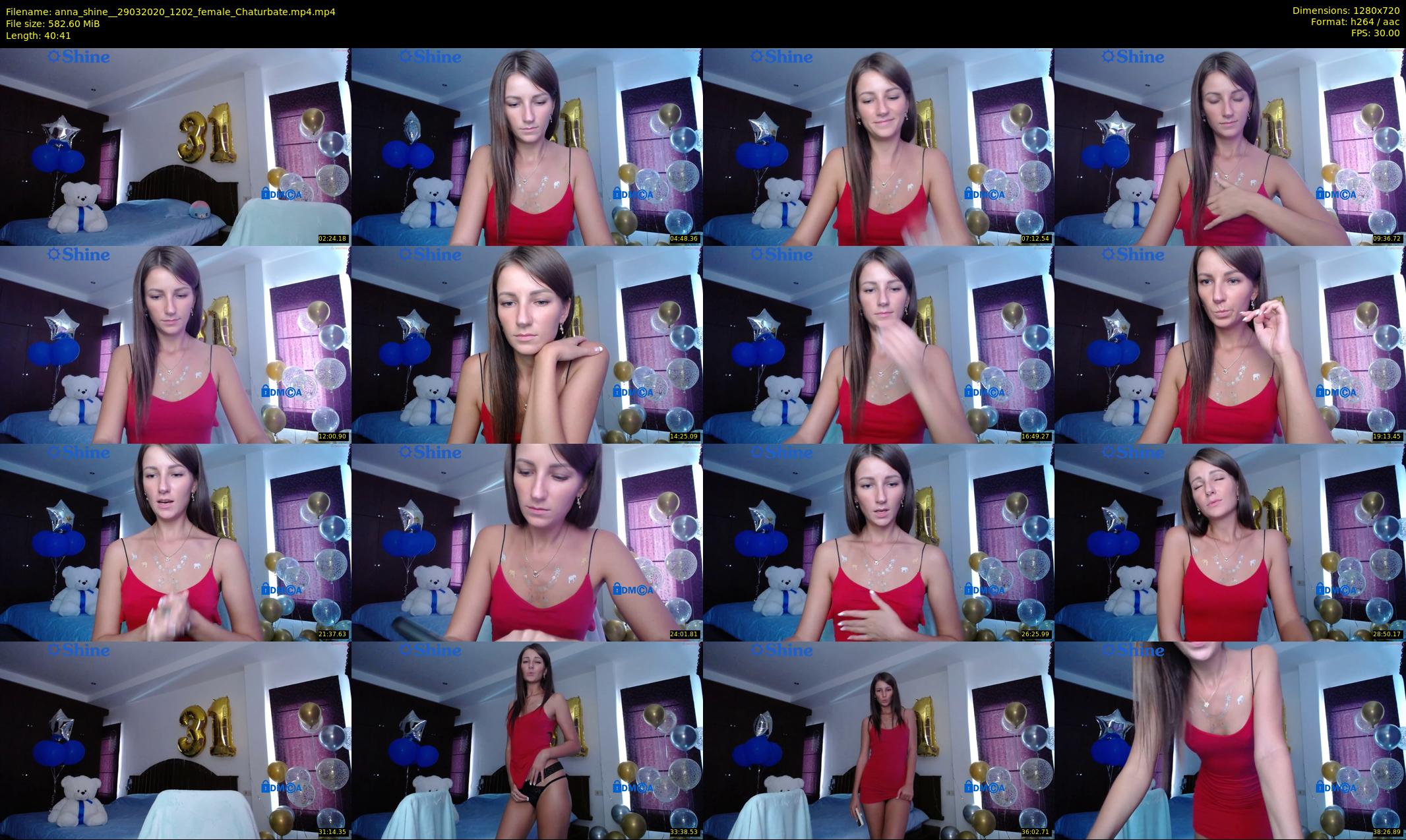 anna_shine_ — 41 minute Chaturbate female cam show recording, 720p, Mar 29, 2020