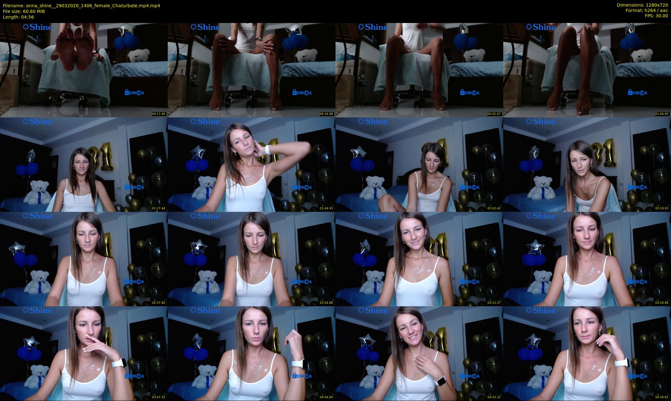anna_shine_ — 5 minute Chaturbate female cam show recording, 720p, Mar 29, 2020