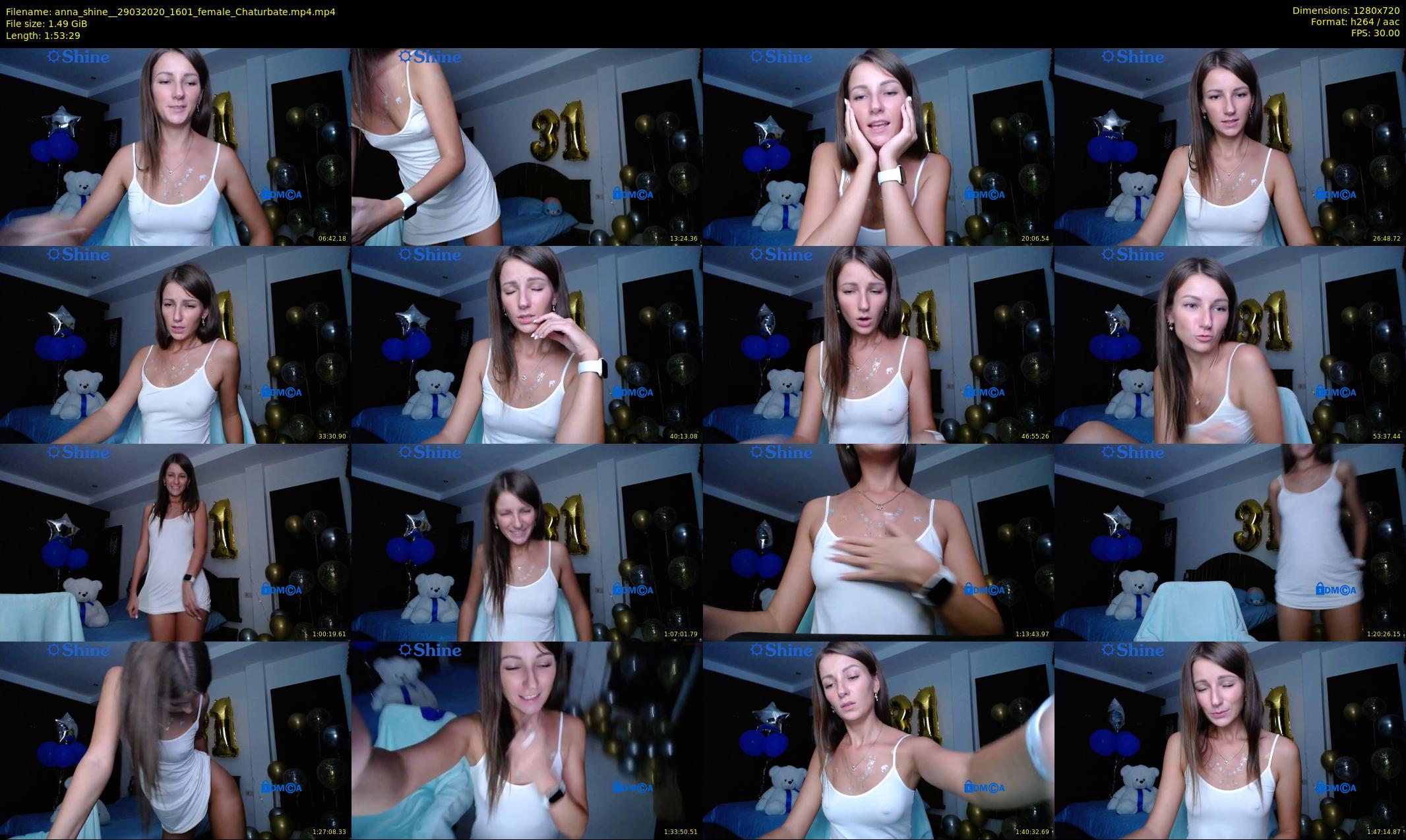 anna_shine_ — 114 minute Chaturbate female cam show recording, 720p, Mar 29, 2020