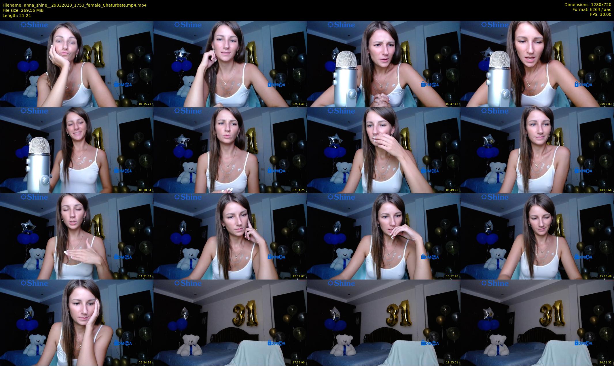 anna_shine_ — 22 minute Chaturbate female cam show recording, 720p, Mar 29, 2020