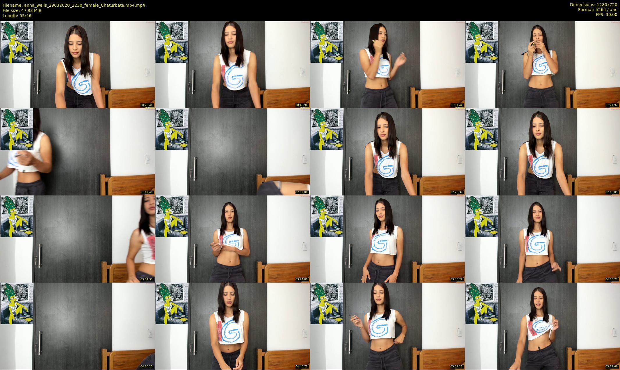 anna_wells — 6 minute Chaturbate female cam show recording, 720p, Mar 29, 2020