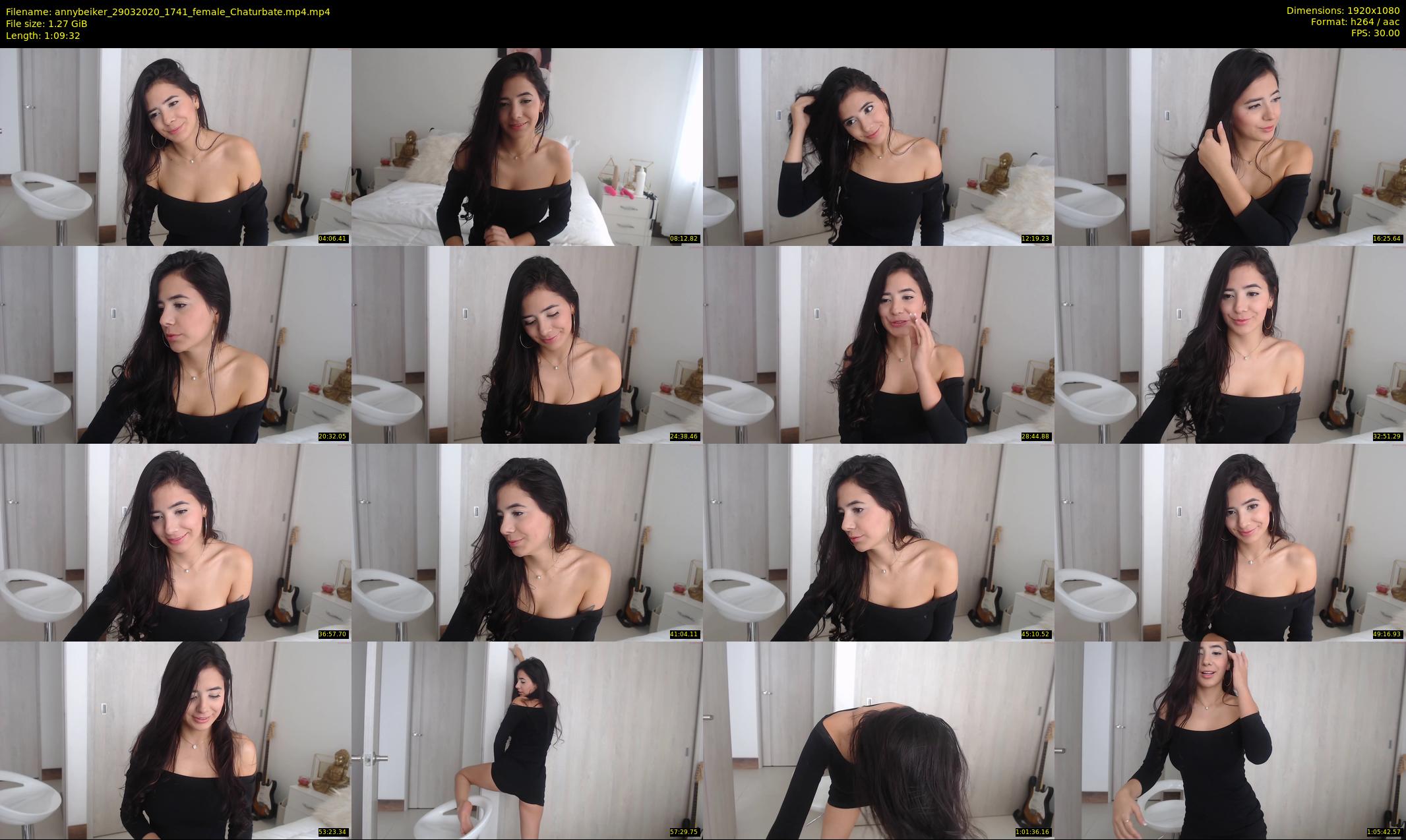 annybeiker — 70 minute Chaturbate female cam show recording, 1080p, Mar 29, 2020