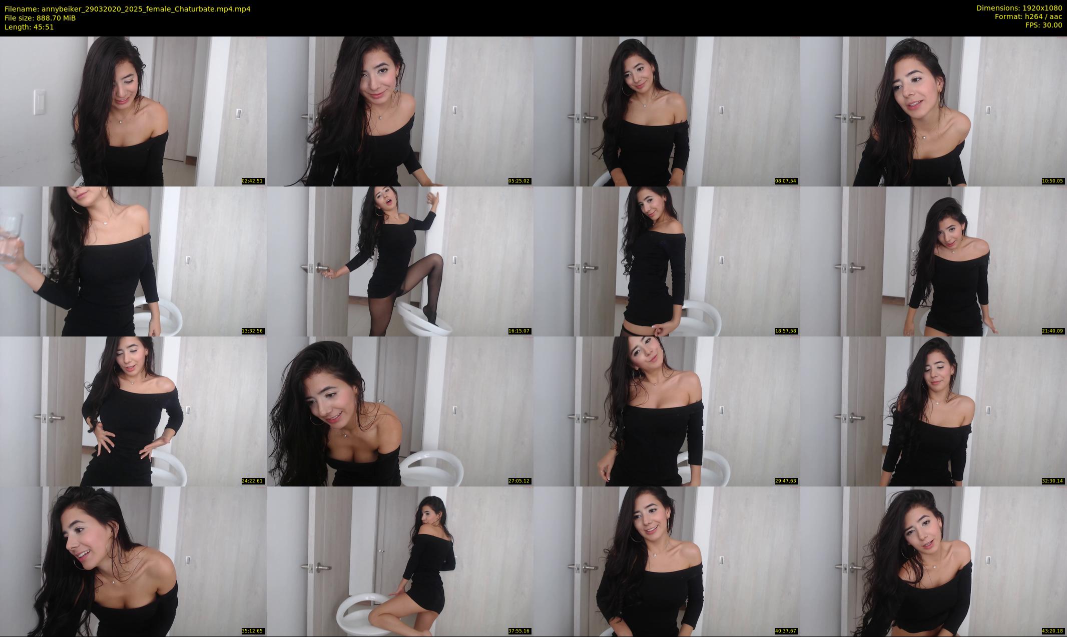annybeiker — 46 minute Chaturbate female cam show recording, 1080p, Mar 29, 2020