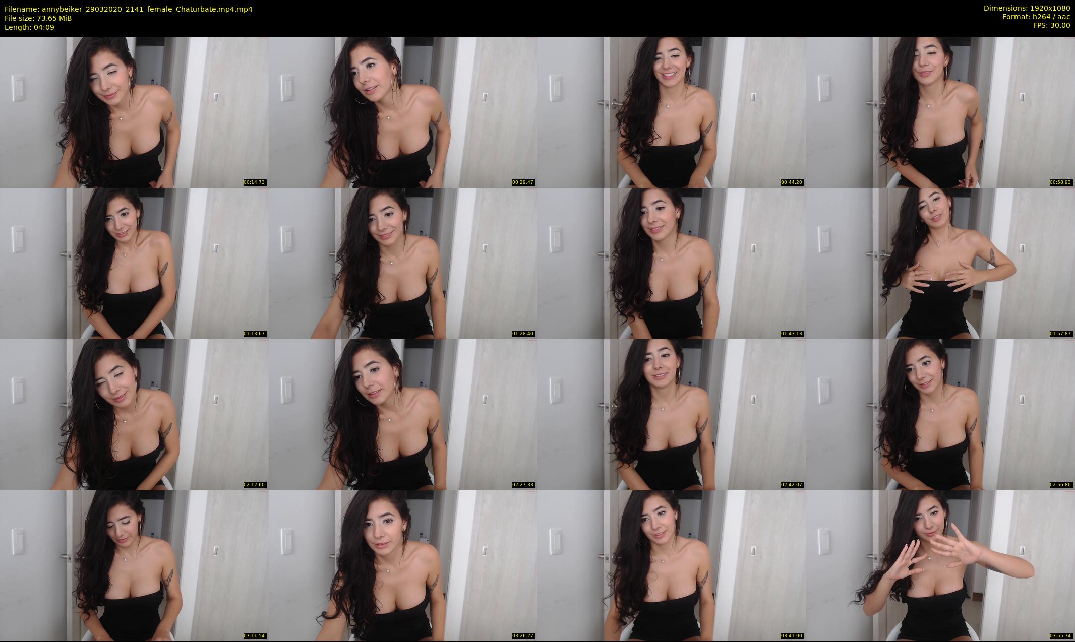 annybeiker — 5 minute Chaturbate female cam show recording, 1080p, Mar 29, 2020