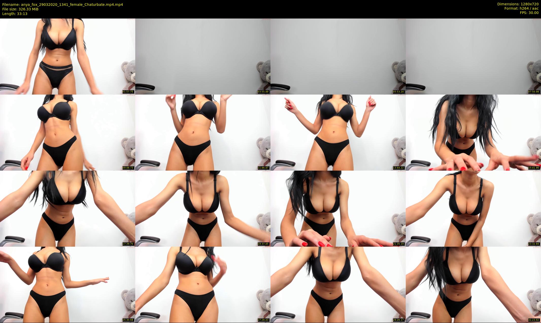 anya_fox — 34 minute Chaturbate female cam show recording, 720p, Mar 29, 2020