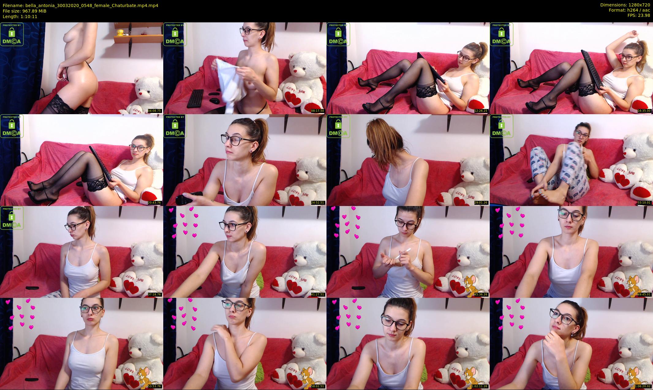 bella_antonia — 71 minute Chaturbate female cam show recording, 720p, Mar 30, 2020