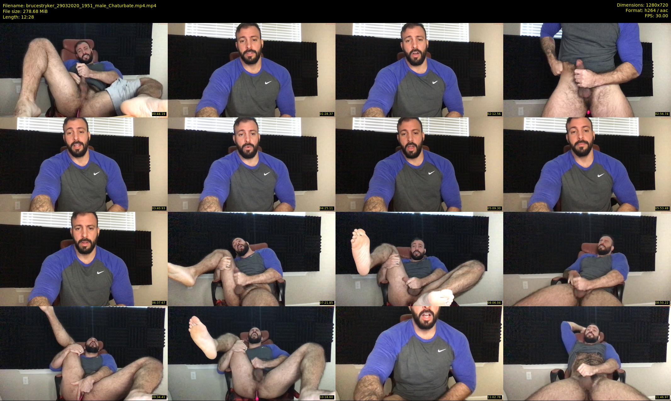 brucestryker — 13 minute Chaturbate male cam show recording, 720p, Mar 29, 2020