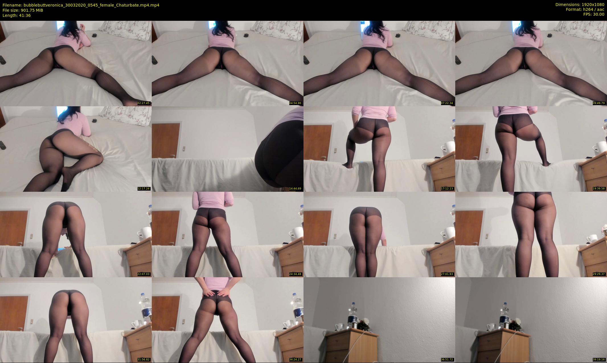 bubblebuttveronica — 42 minute Chaturbate female cam show recording, 1080p, Mar 30, 2020