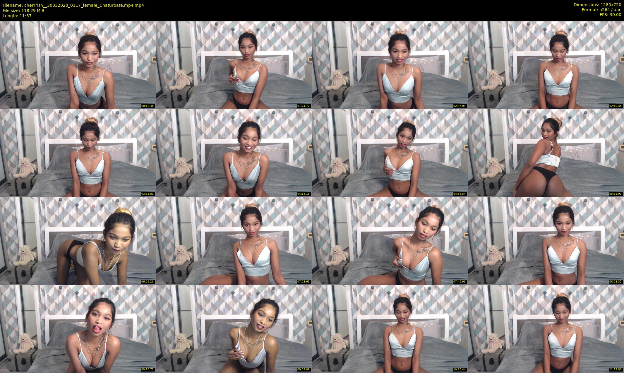 cherrrish_ — 12 minute Chaturbate female cam show recording, 720p, Mar 30, 2020