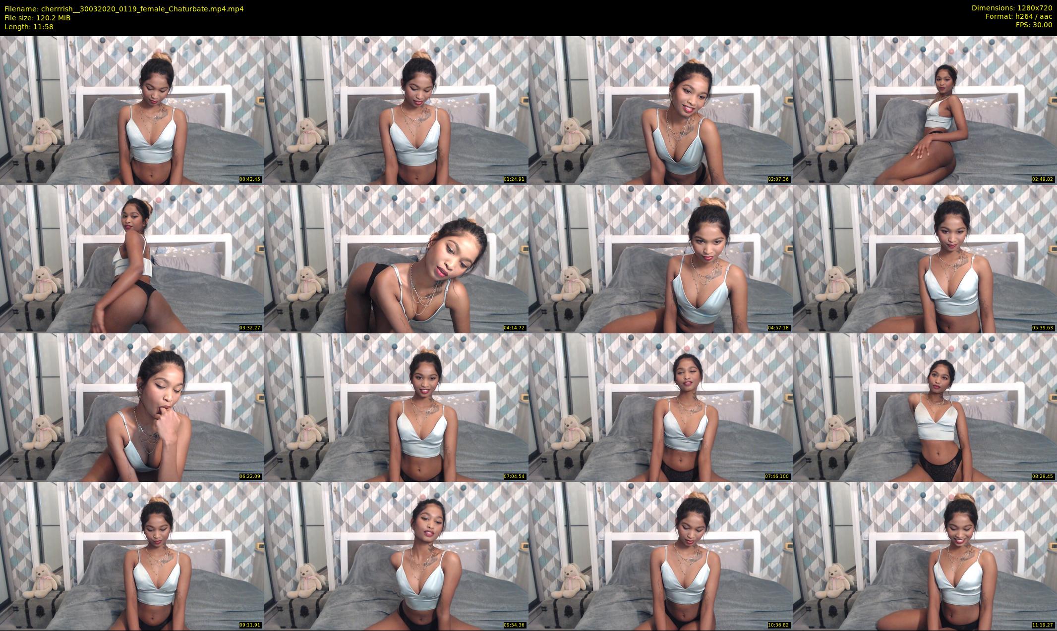 cherrrish_ — 12 minute Chaturbate female cam show recording, 720p, Mar 30, 2020