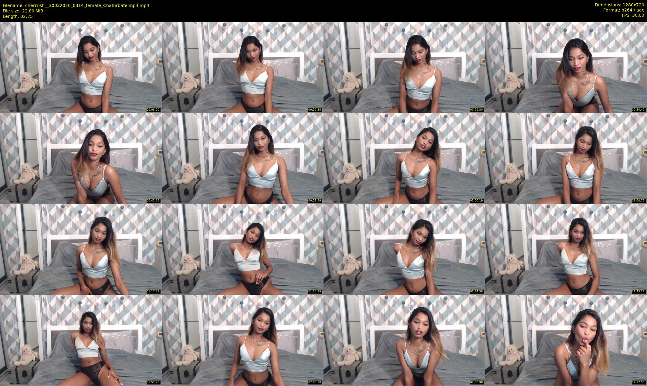 cherrrish_ — 3 minute Chaturbate female cam show recording, 720p, Mar 30, 2020