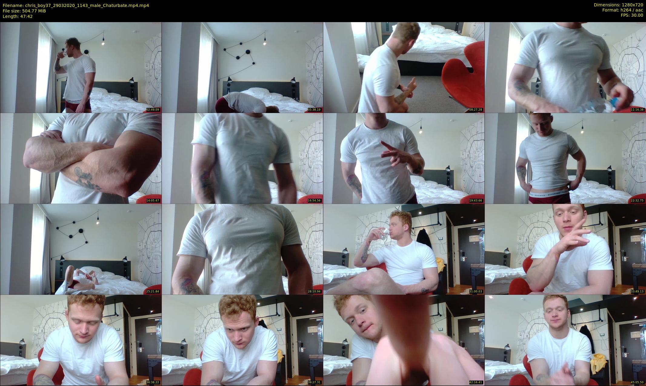 chris_boy37 — 48 minute Chaturbate male cam show recording, 720p, Mar 29, 2020