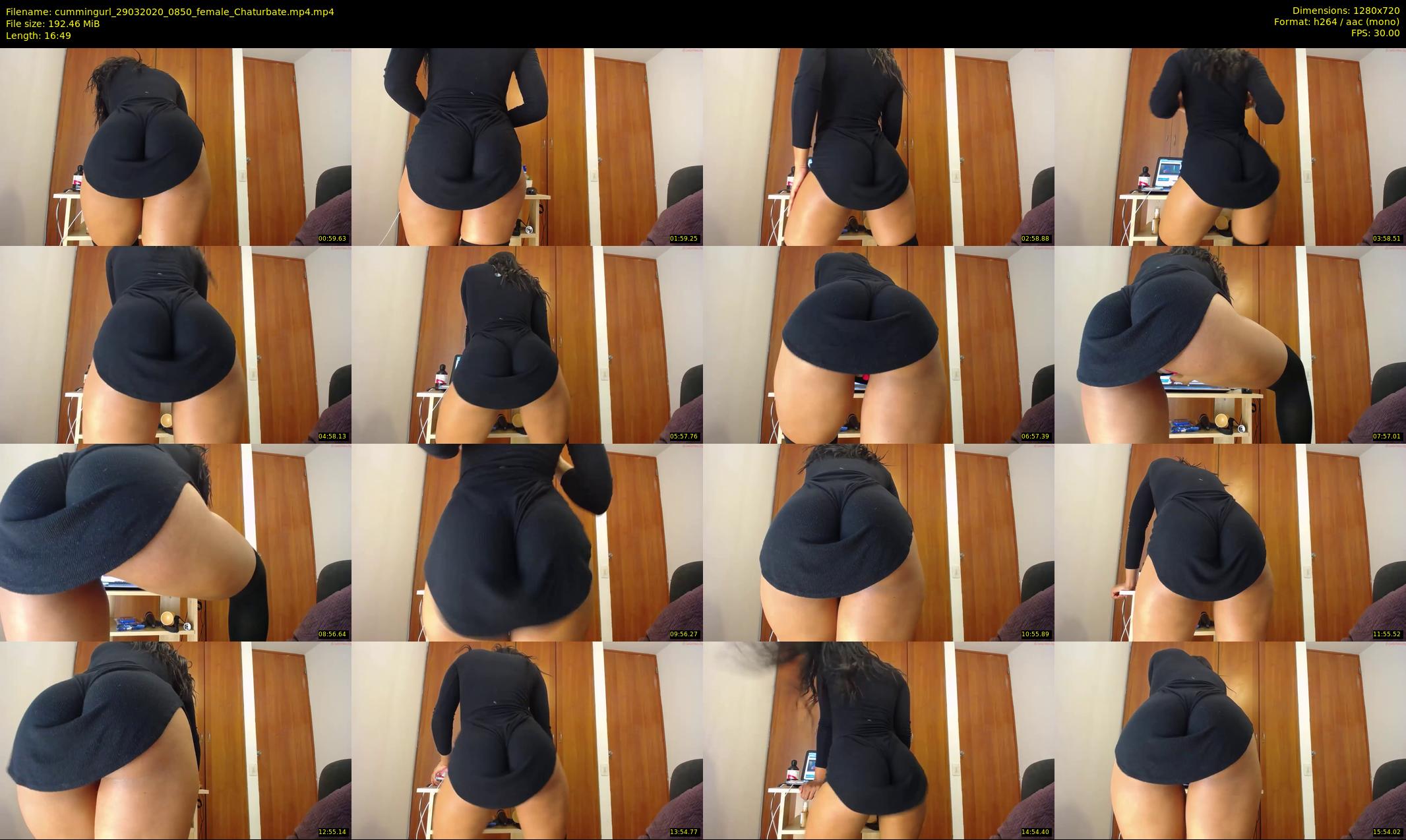 cummingurl — 17 minute Chaturbate couple cam show recording, 720p, Mar 29, 2020