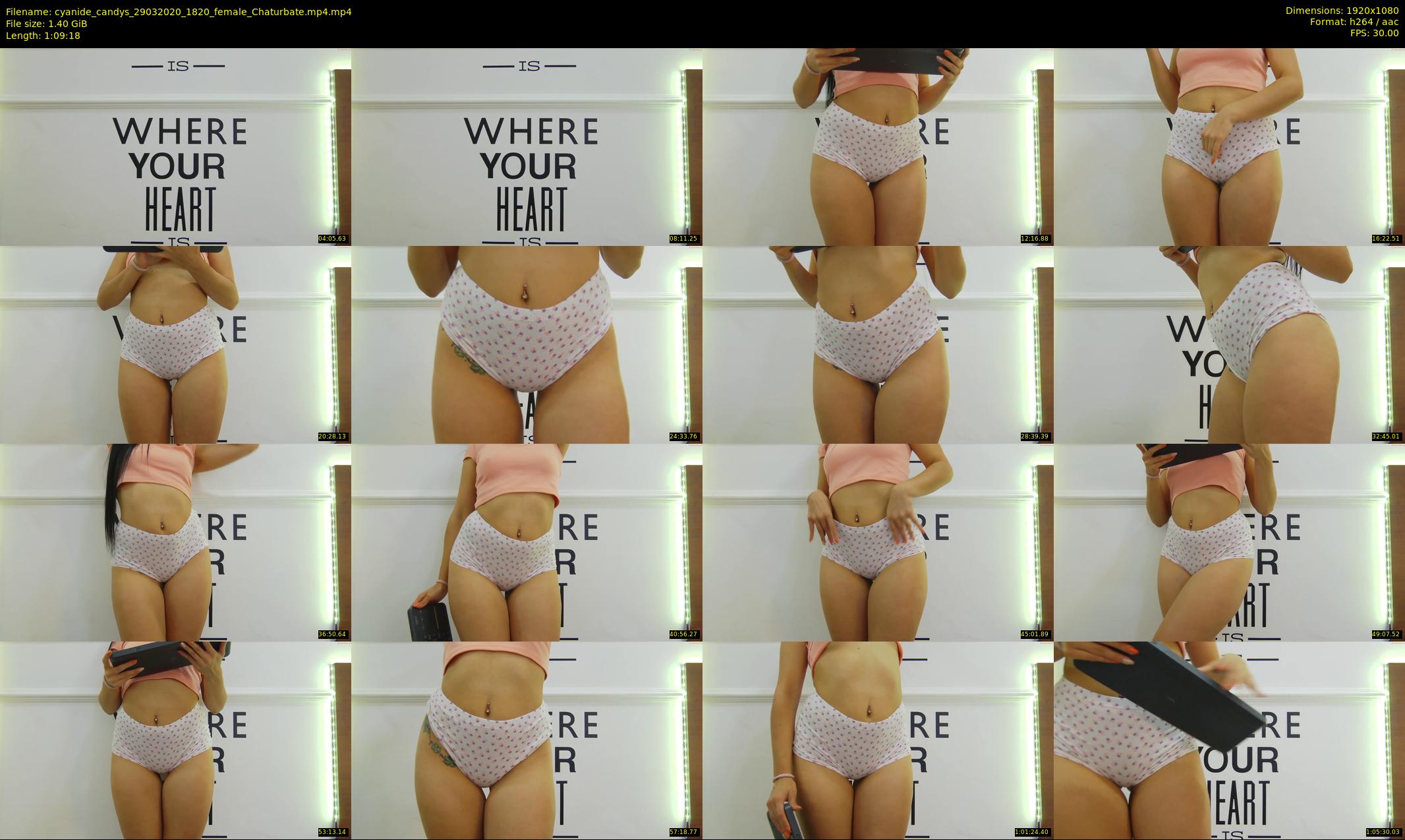 cyanide_candys — 70 minute Chaturbate female cam show recording, 1080p, Mar 29, 2020