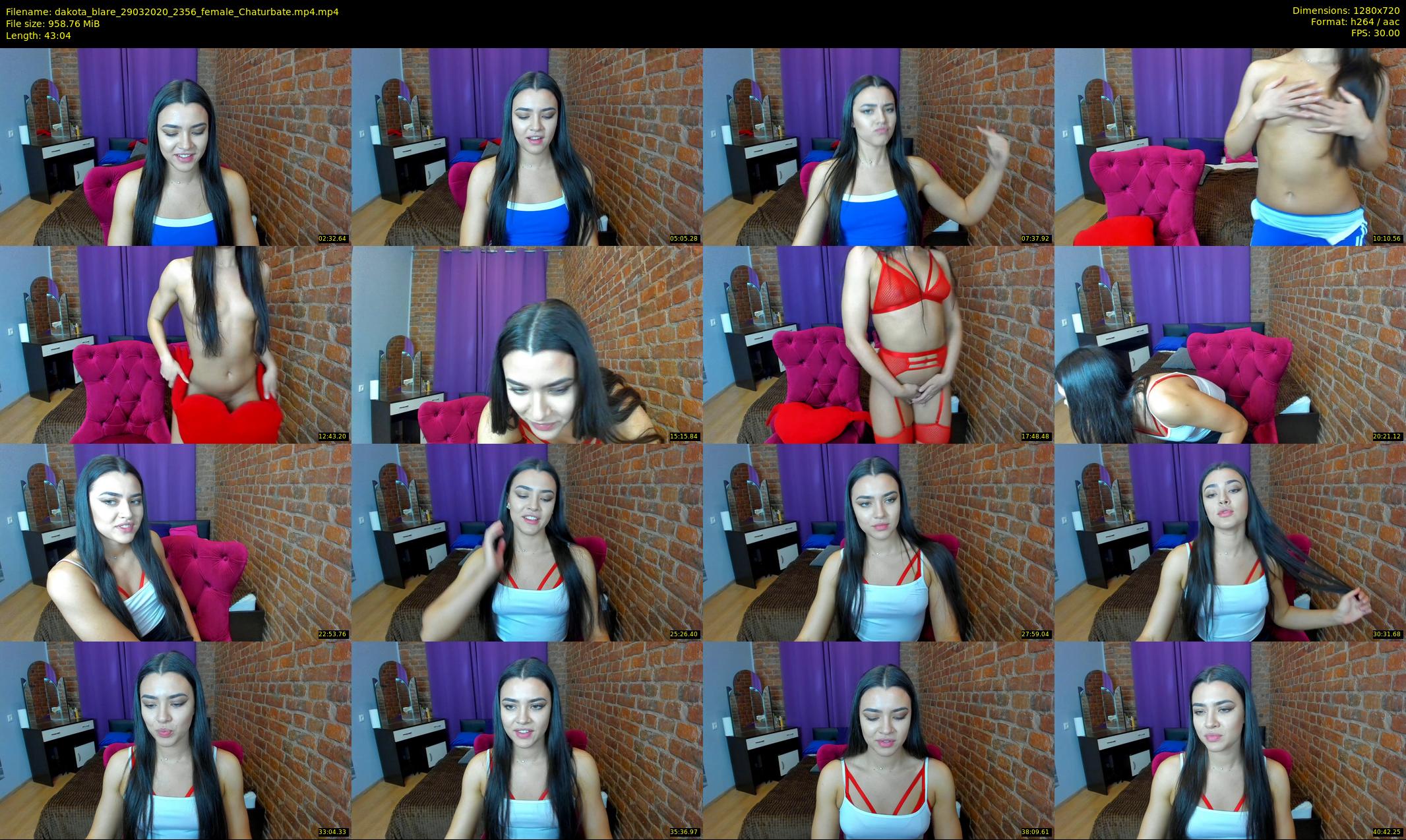 dakota_blare — 44 minute Chaturbate female cam show recording, 720p, Mar 29, 2020
