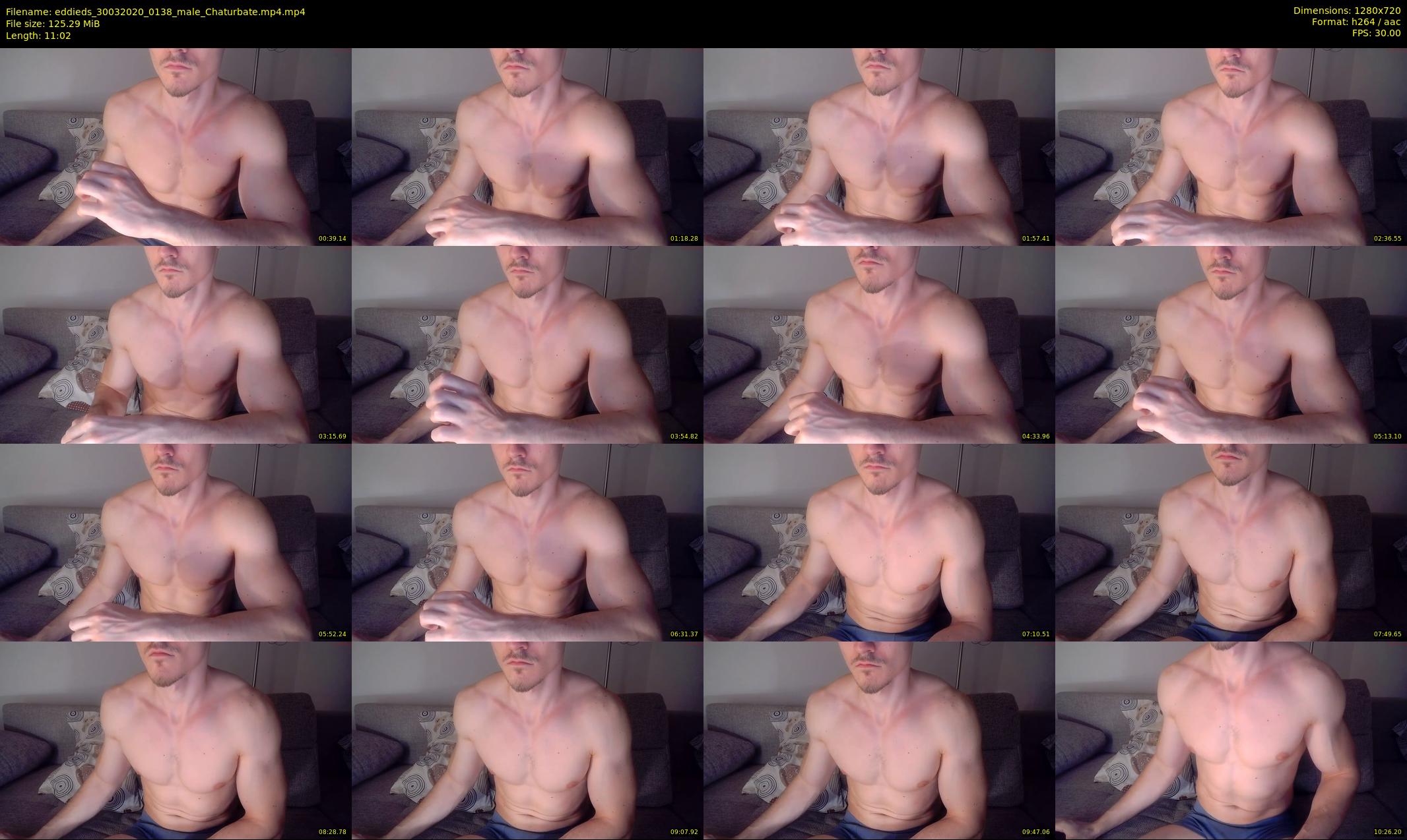 eddieds — 12 minute Chaturbate male cam show recording, 720p, Mar 30, 2020