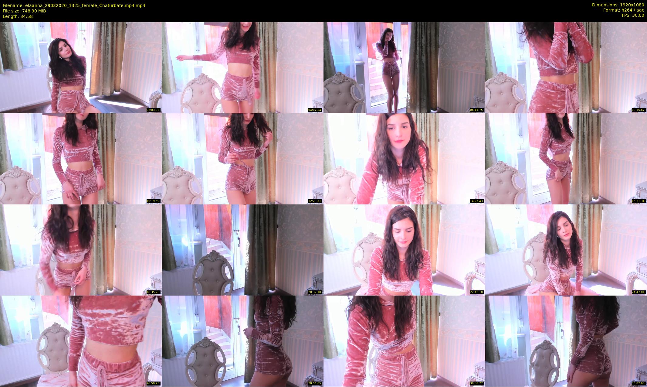 elaanna — 35 minute Chaturbate female cam show recording, 1080p, Mar 29, 2020