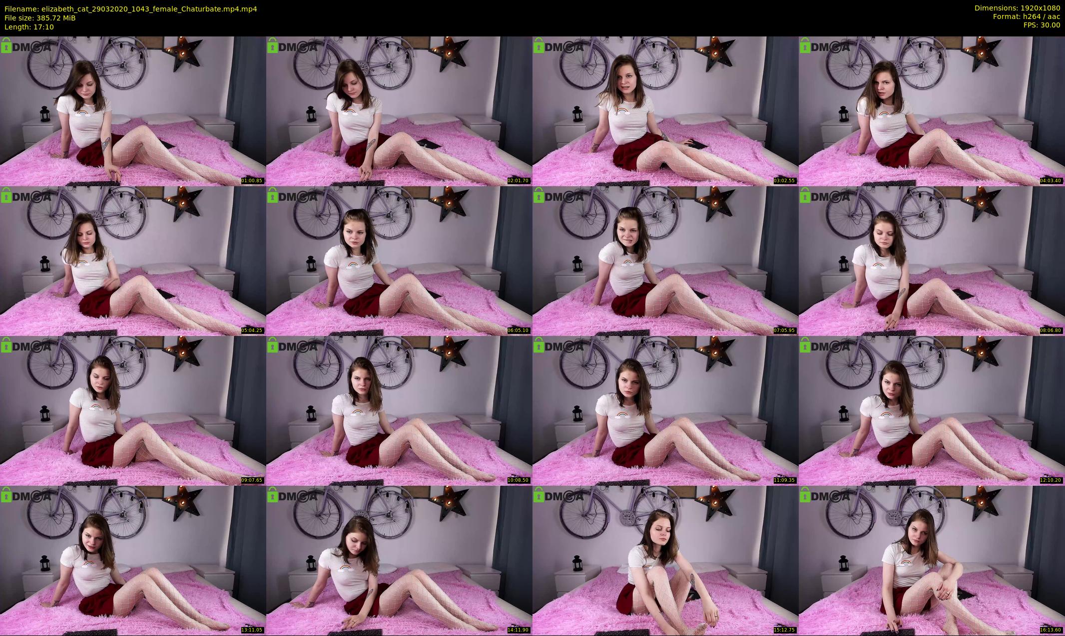 elizabeth_cat — 18 minute Chaturbate female cam show recording, 1080p, Mar 29, 2020