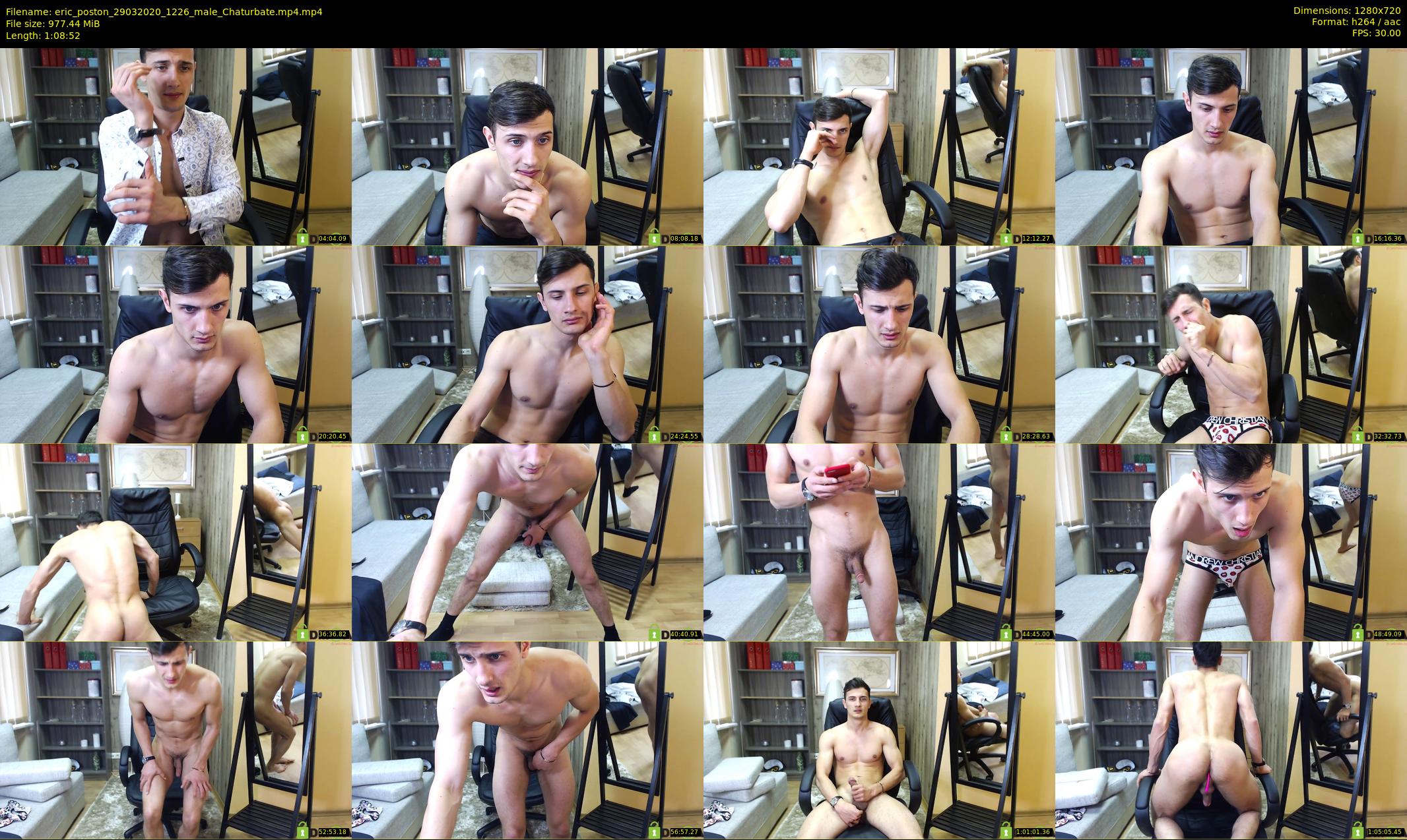 eric_poston — 69 minute Chaturbate male cam show recording, 720p, Mar 29, 2020