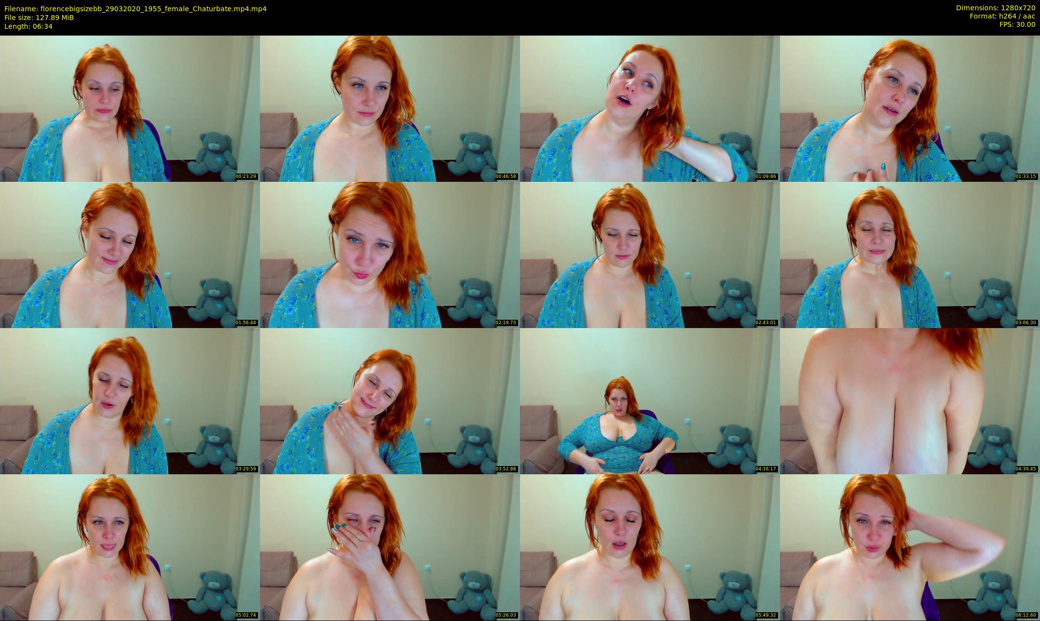 florencebigsizebb — 7 minute Chaturbate female cam show recording, 720p, Mar 29, 2020