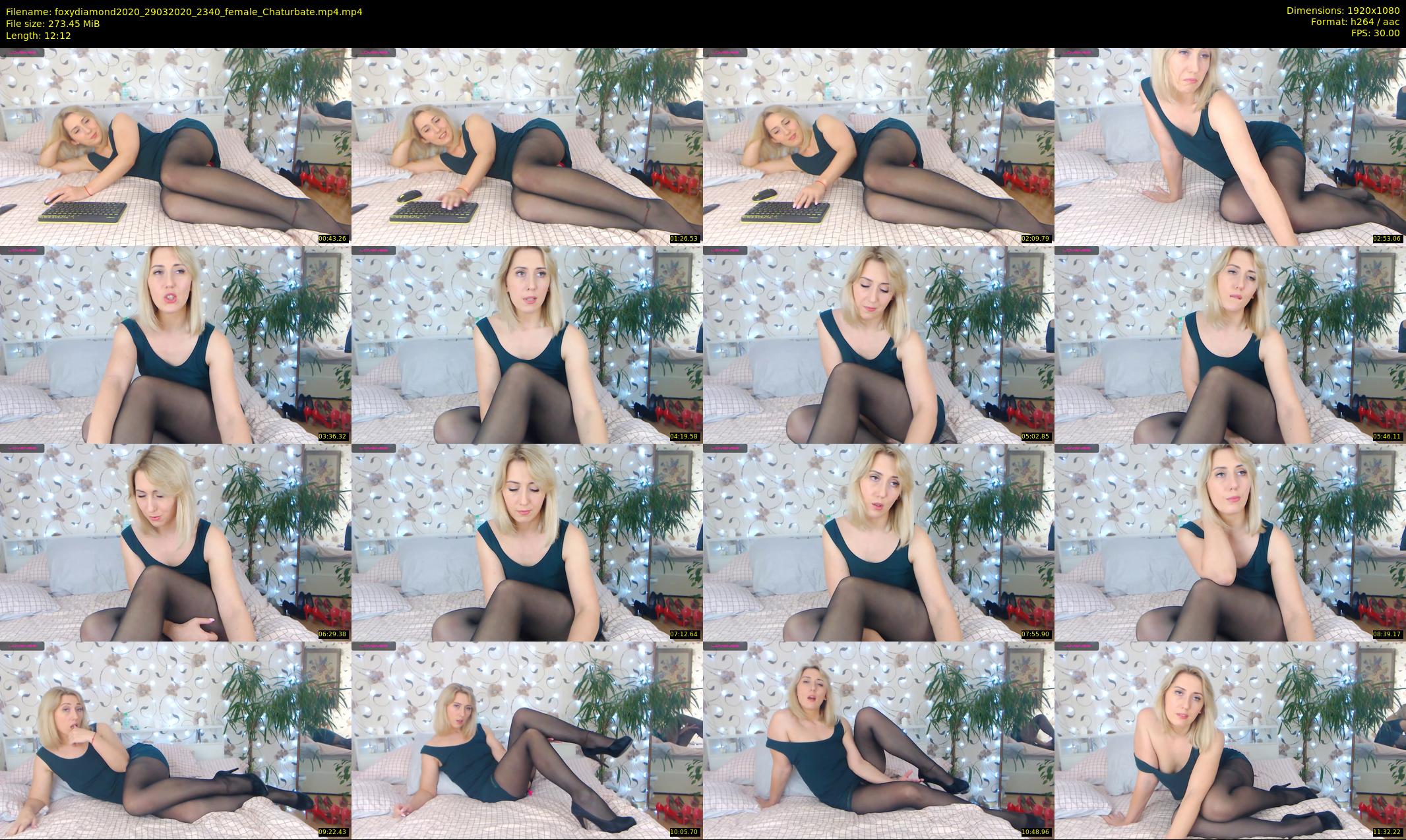foxydiamond2020 — 13 minute Chaturbate female cam show recording, 1080p, Mar 29, 2020