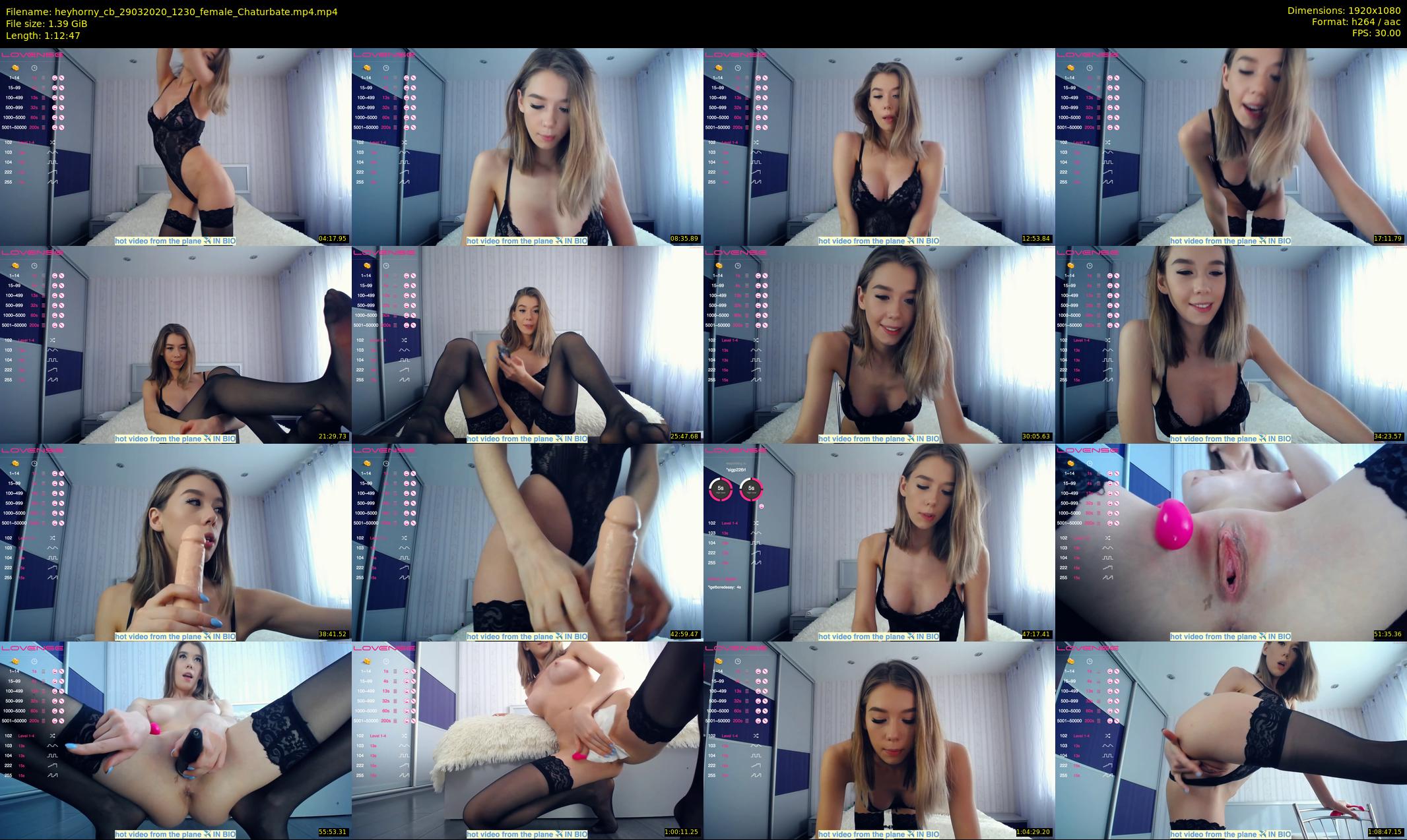 heyhorny_cb — 73 minute Chaturbate couple cam show recording, 1080p, Mar 29, 2020